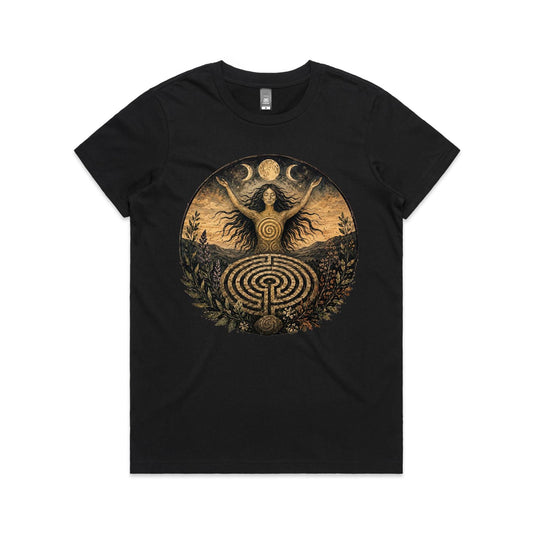 Goddess of the Labyrinth T-Shirt | Goddess Graphic Tee