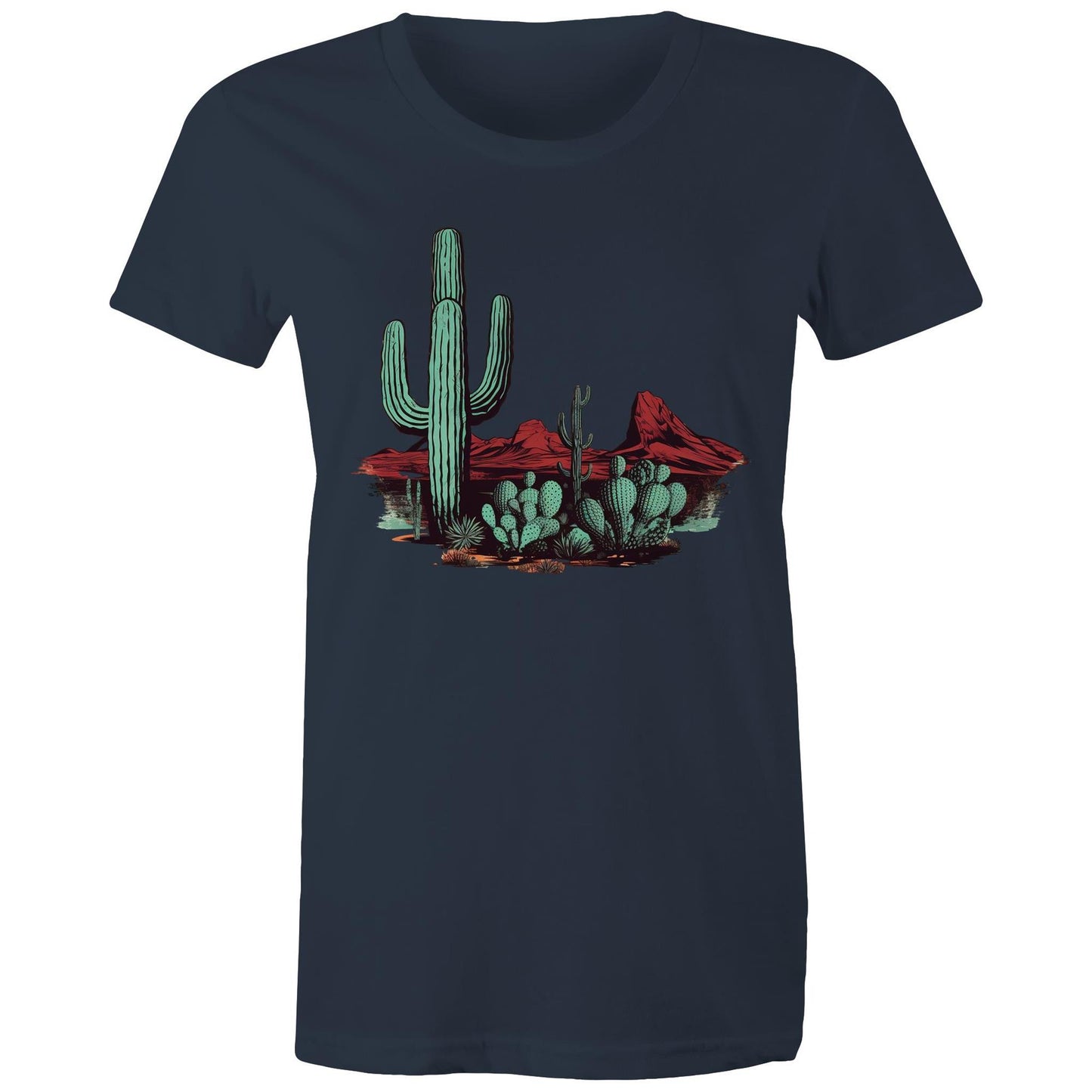 Women's Earthfolk T shirt - Cactus Desert