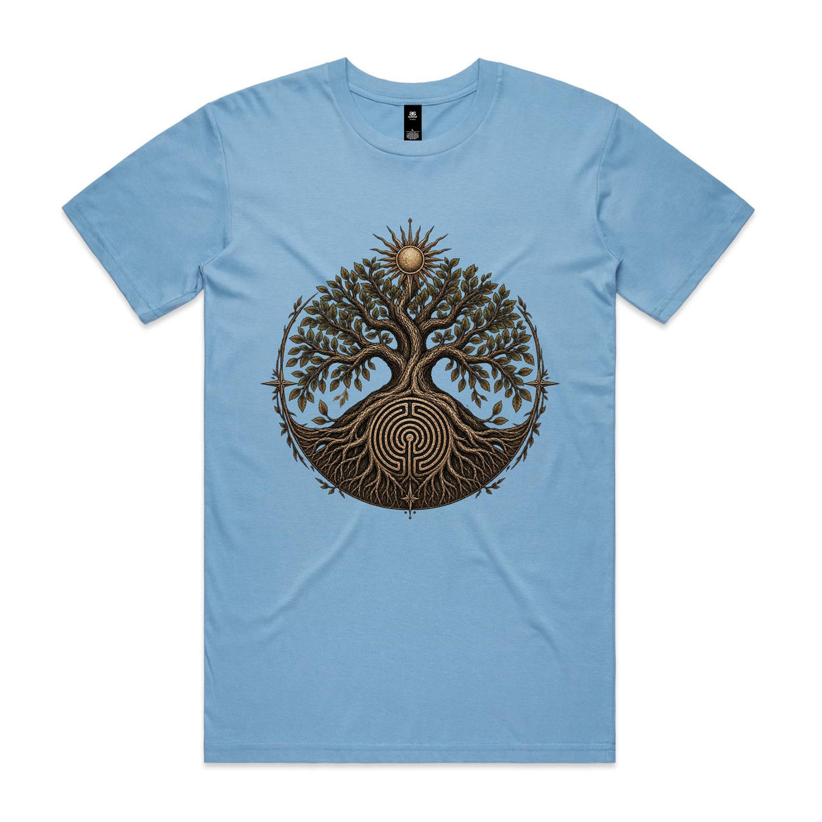 Men's Tree of Life Labyrinth Graphic T-Shirt | Earthfolk
