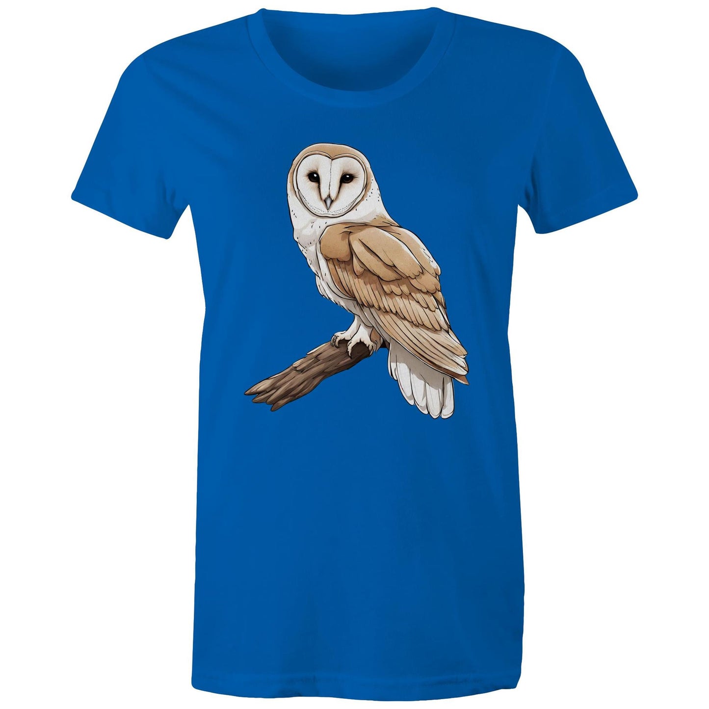 Women's Earthfolk Printed T shirt - Barn Owl