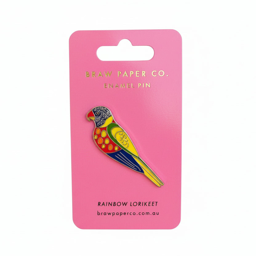 lorikeet pin