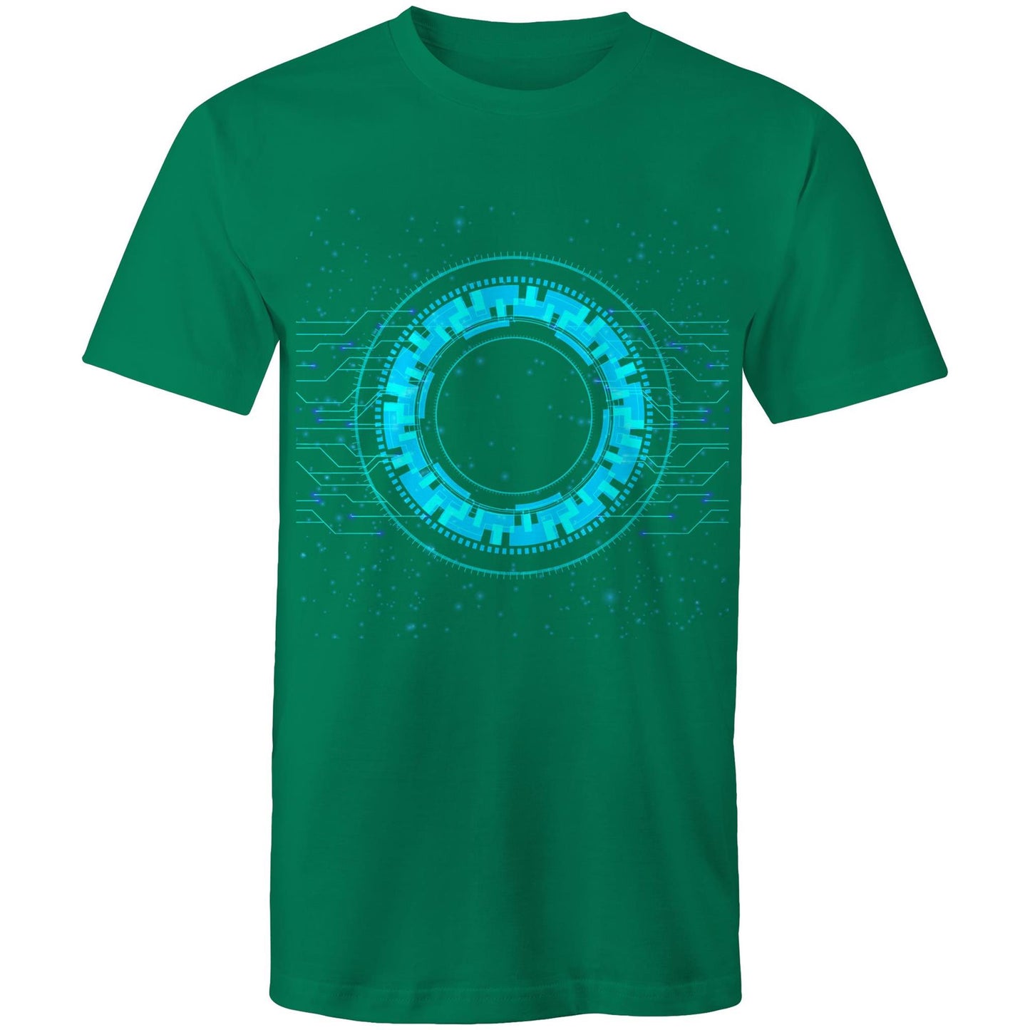 Men's Earthfolk T shirt - Reality of Technology - The Crescent Moon