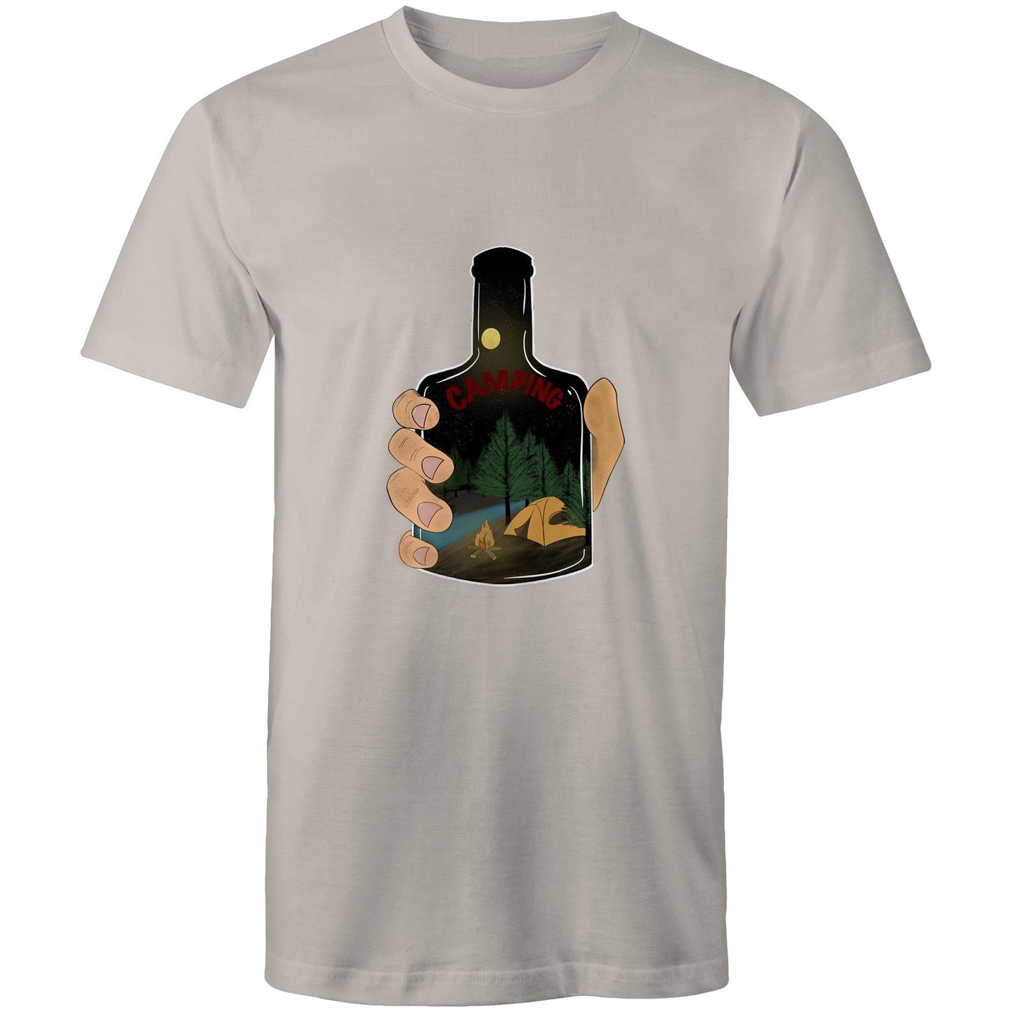 Men's Camping Graphic T-Shirt | Camping Essence Print Tee