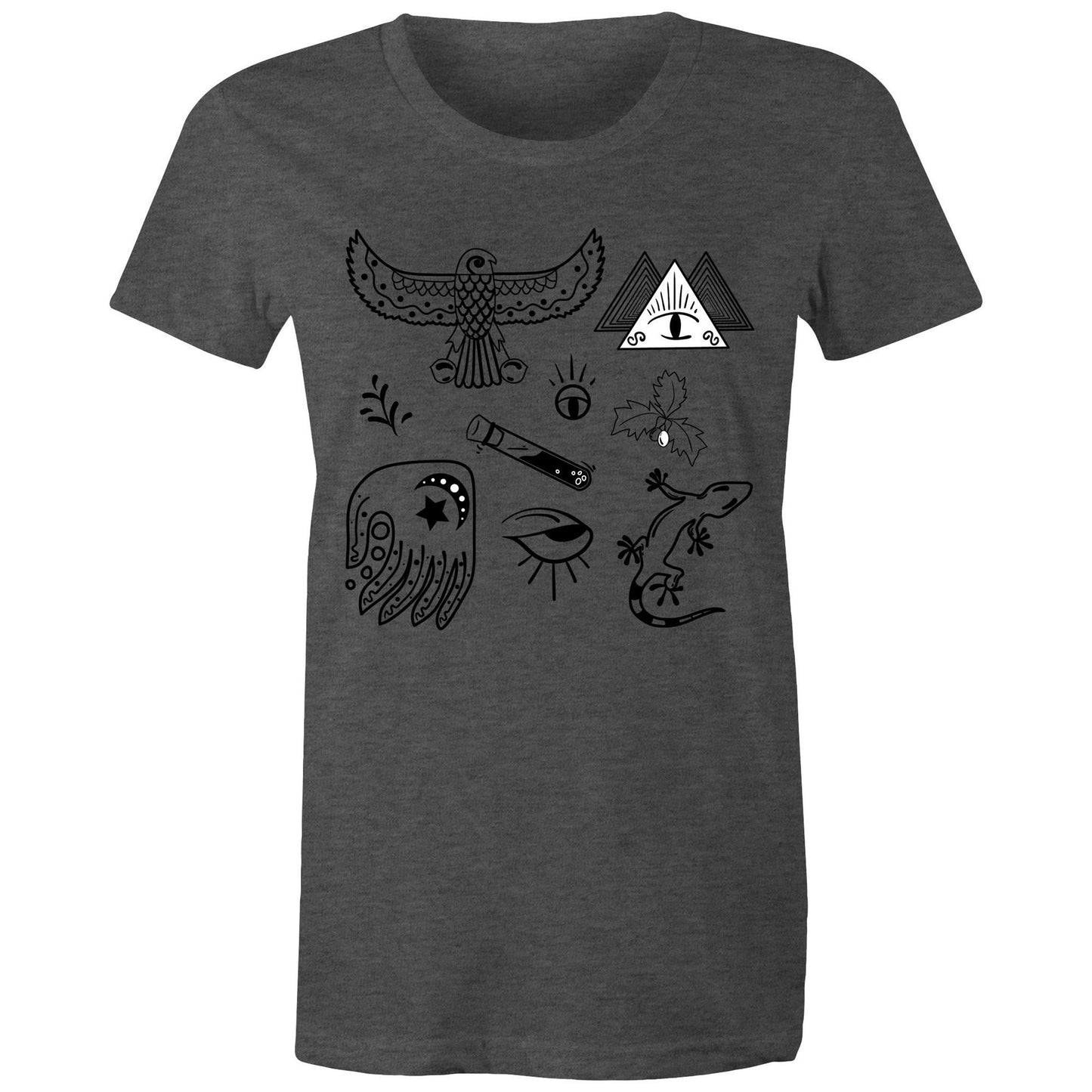 Women's Earthfolk Printed T shirt - Mystic