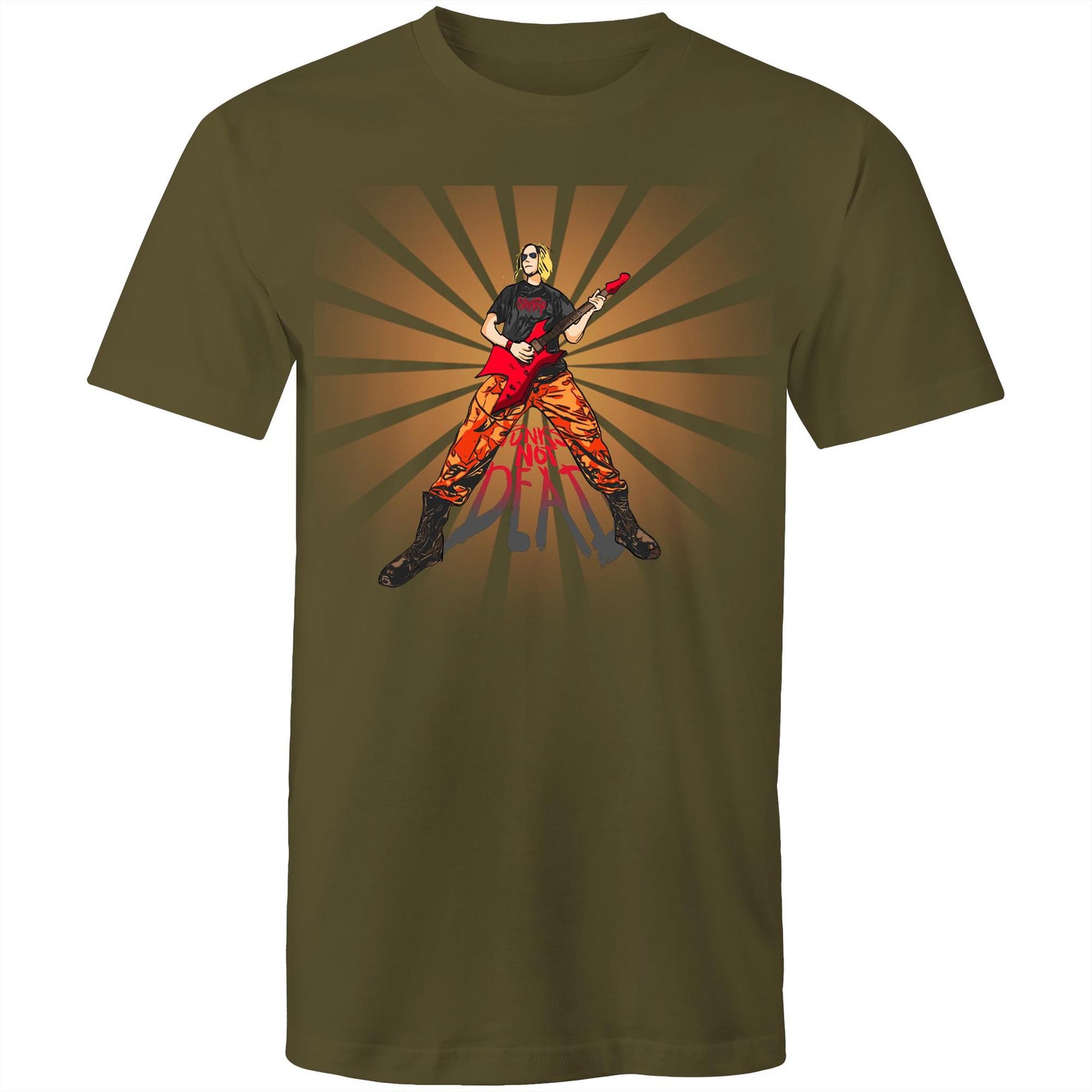 Men's Punk Rock T-Shirt | Guitar Graphic Tee