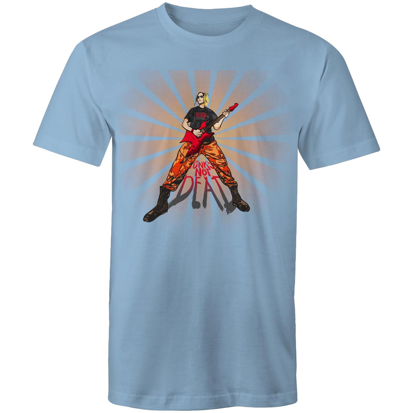 Men's Punk Rock T-Shirt | Guitar Graphic Tee