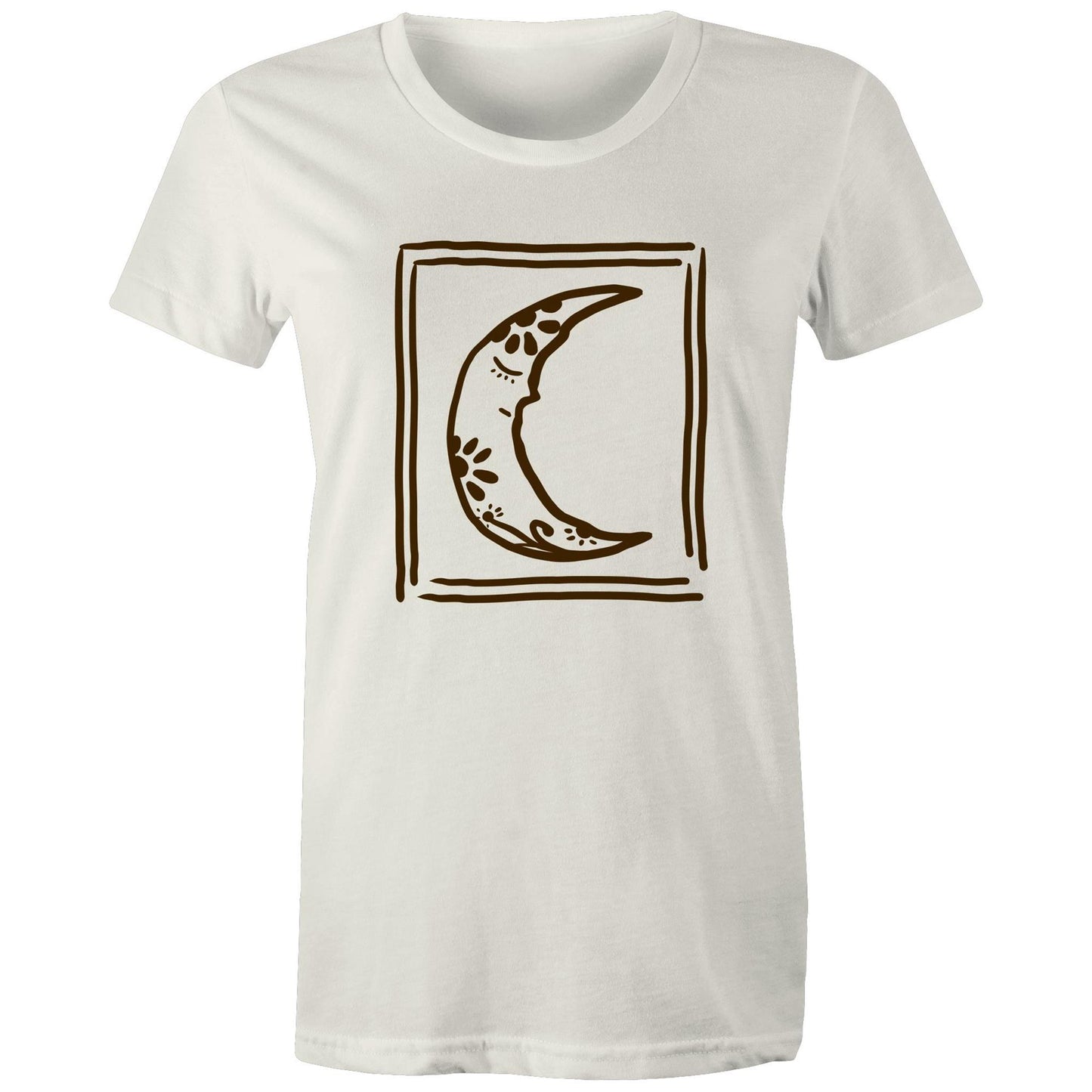 Women's Earthfolk T shirt - Sleepy Moon