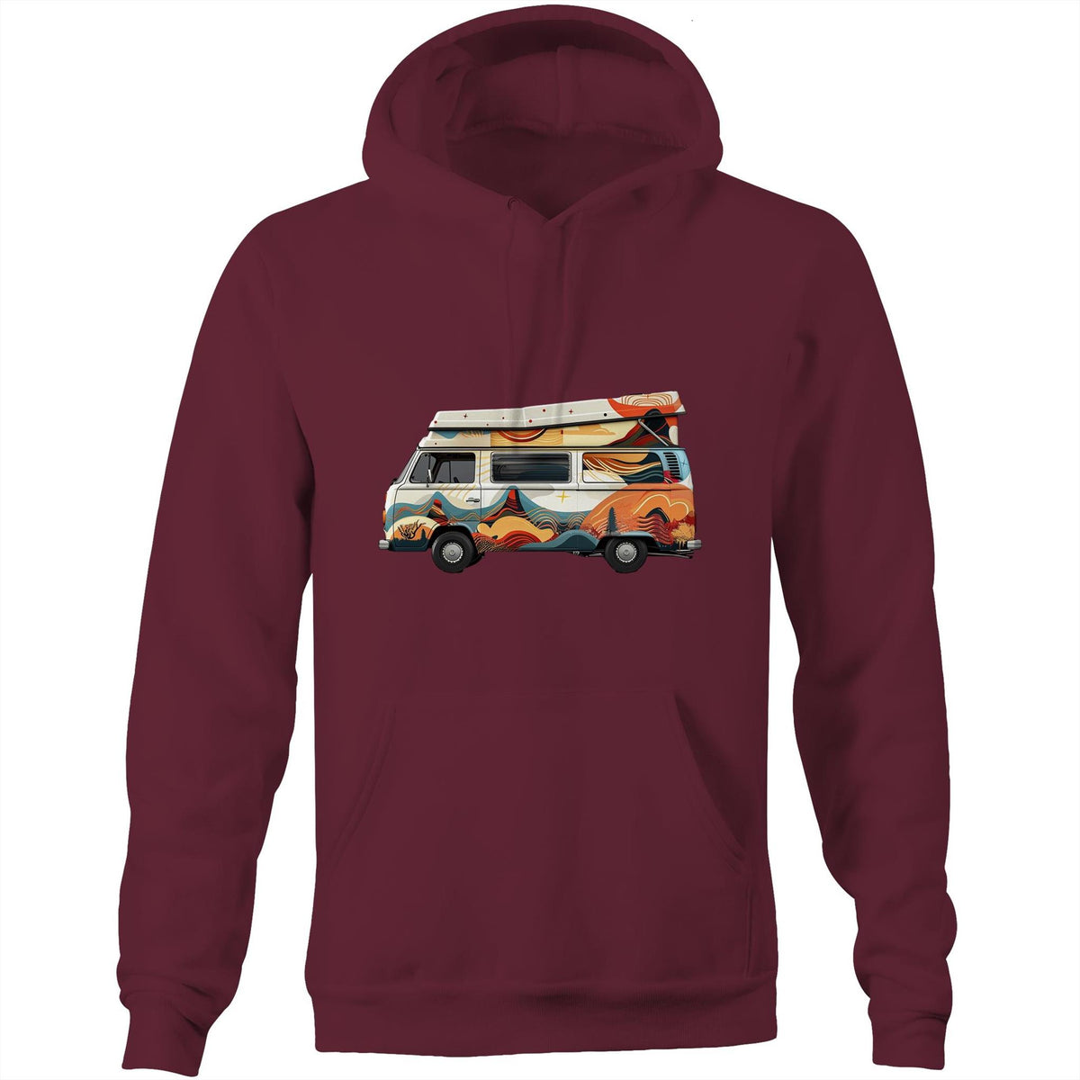 Unisex Earthfolk Hoodie - Kombi Kool - The Crescent Moon
