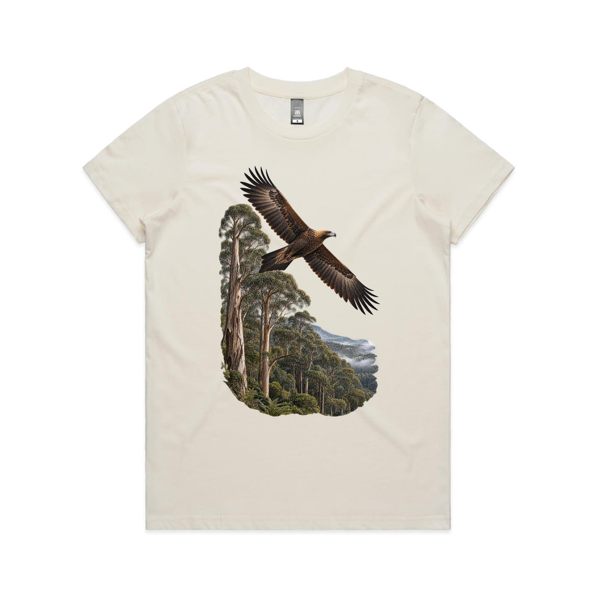 Women's Wedge Tail Eagle Graphic Printed T-shirt