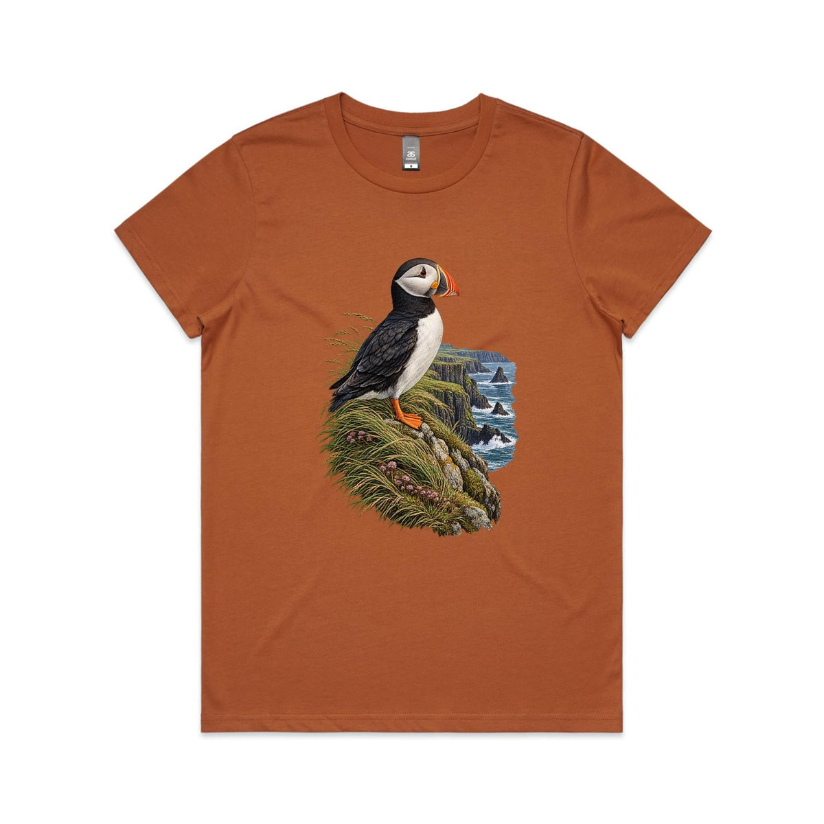 Women's Puffin Coastal Graphic T-shirt | Earthfolk