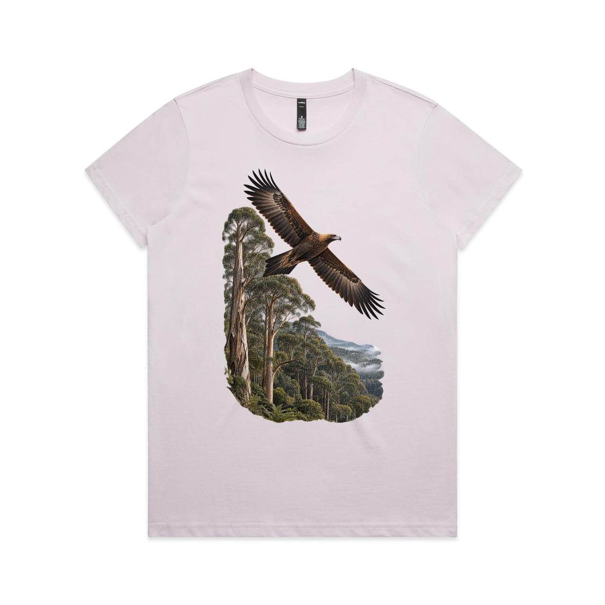Women's Wedge Tail Eagle Graphic Printed T-shirt