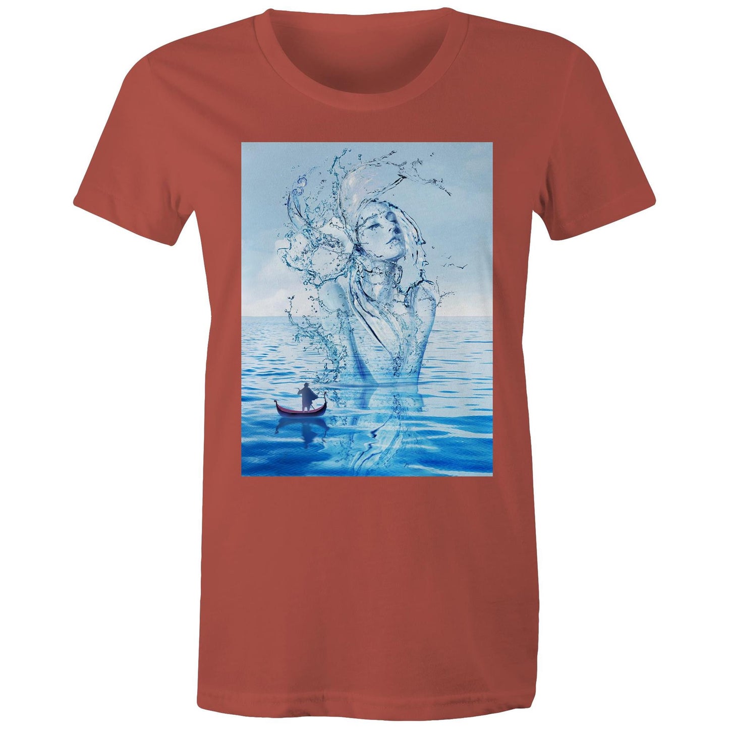 Women'S Earthfolk Printed T shirt - Ocean Spirit