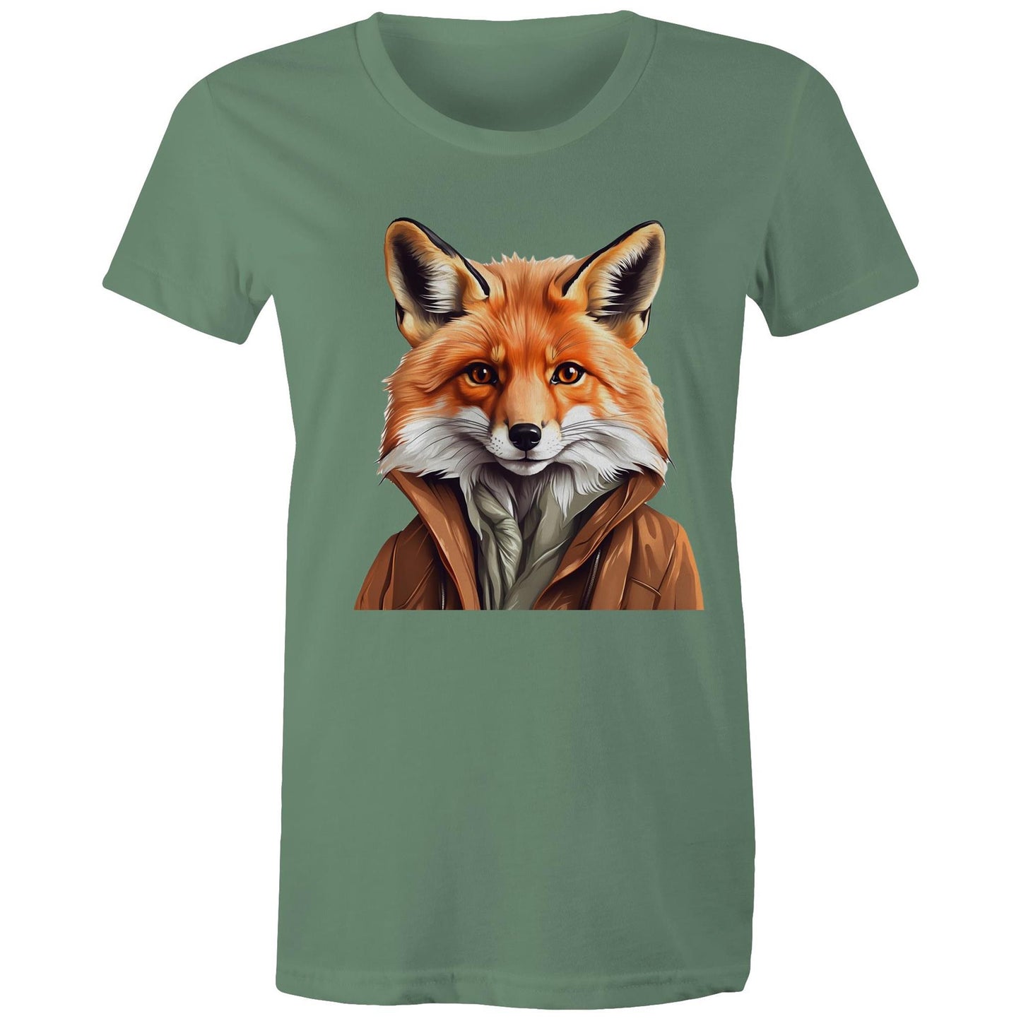 Women's Earthfolk Printed T shirt - Fantastic Fox