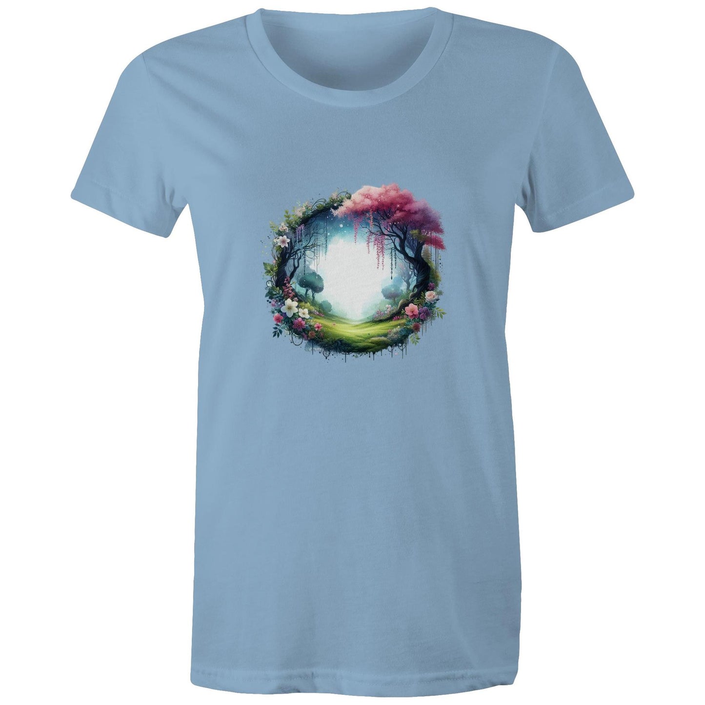 Women's Earthfolk Printed T shirt - Magickal Portal