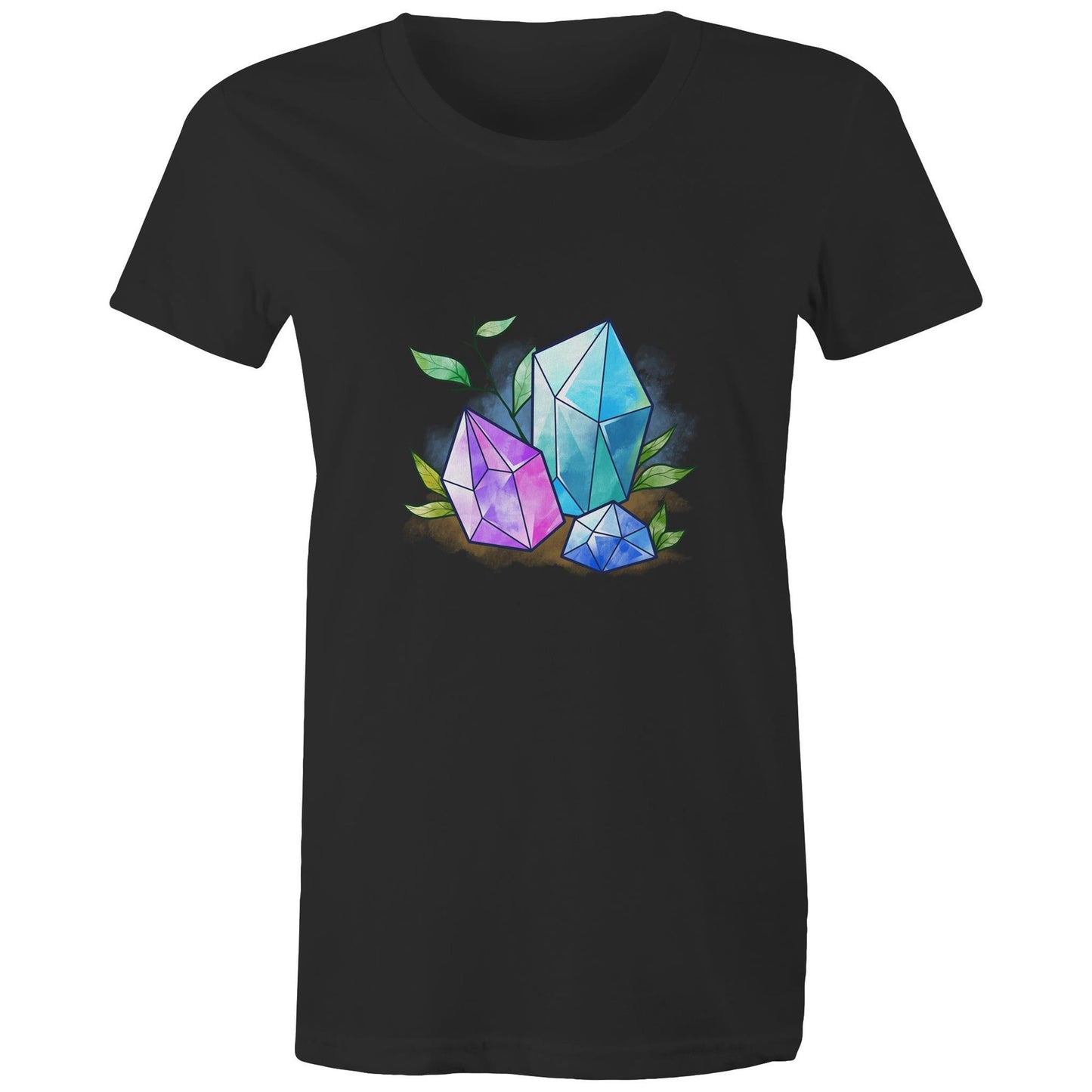 Women's Earthfolk T shirt - Water Crystals