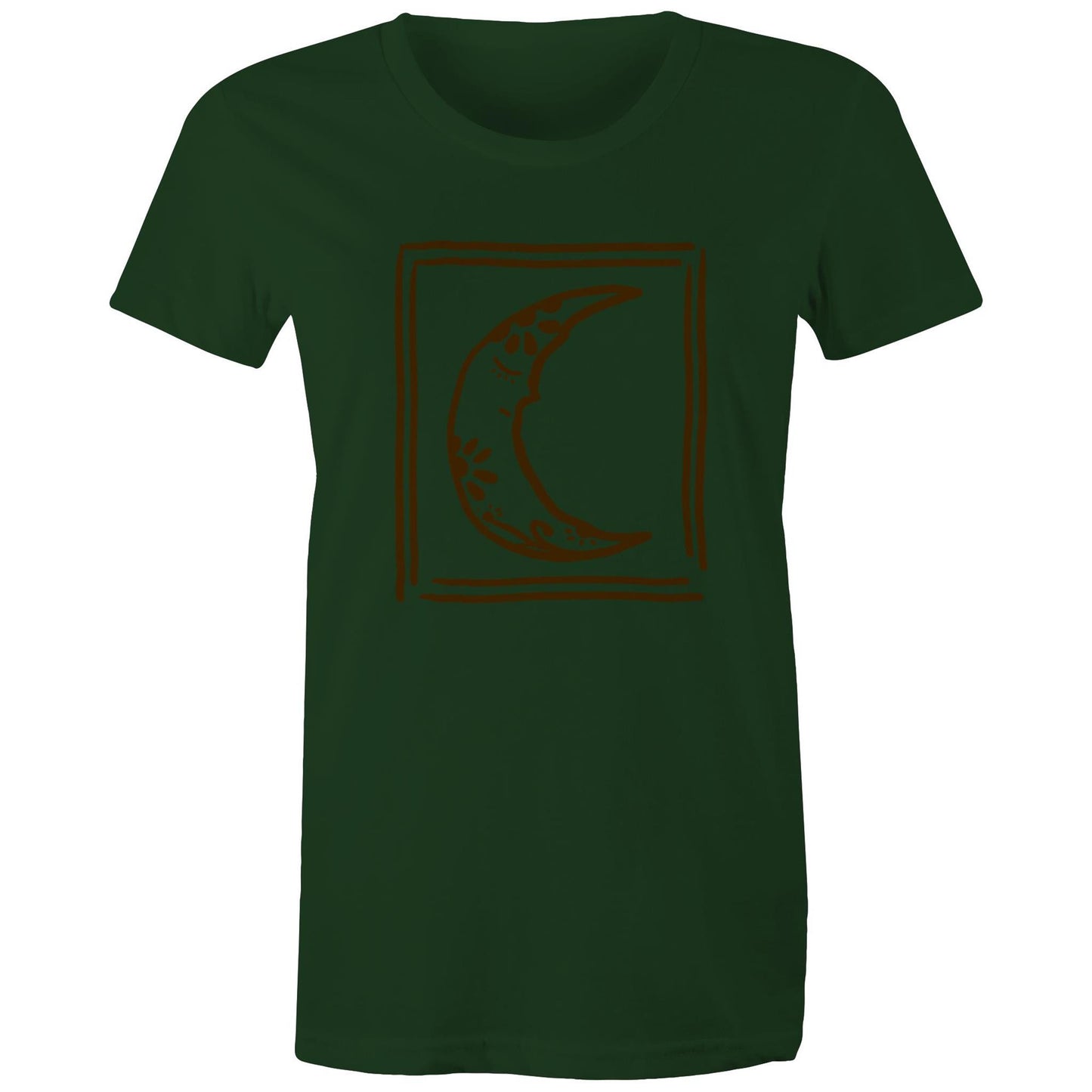 Women's Earthfolk T shirt - Sleepy Moon