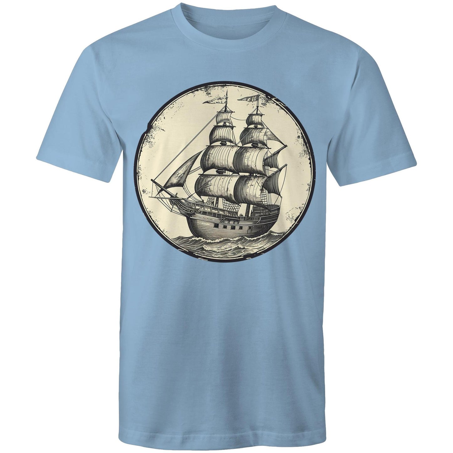 Men's Earthfolk Printed T shirt - Tall Ship