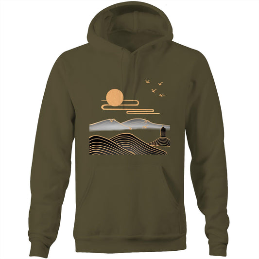 Unisex Earthfolk Hoodie - Natures Rise - The Crescent Moon