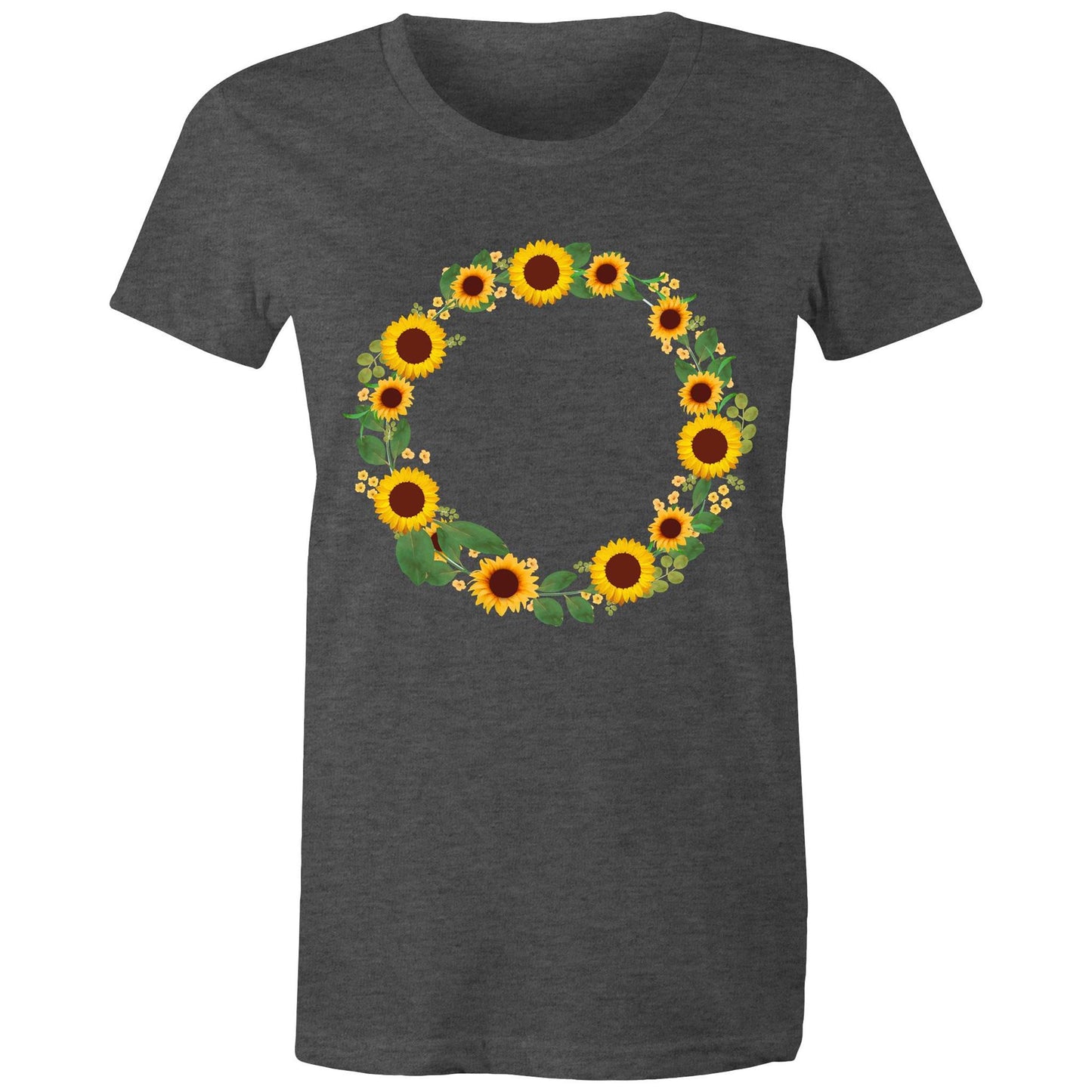 Women's Earthfolk T shirt - Sunflower Fairy Ring