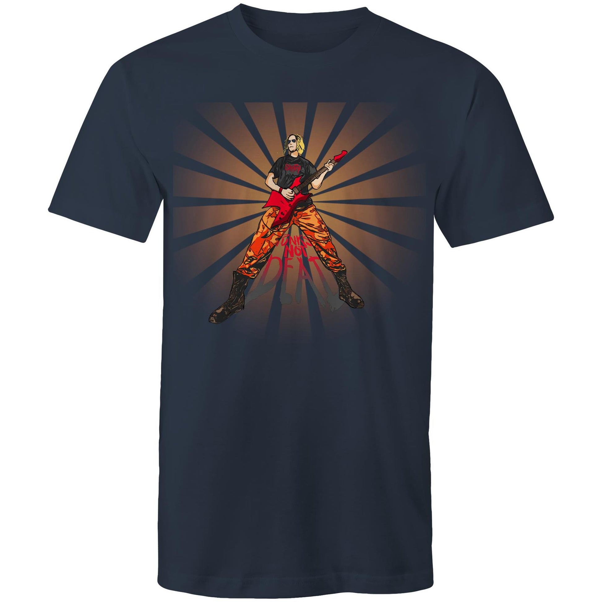 Men's Punk Rock T-Shirt | Guitar Graphic Tee
