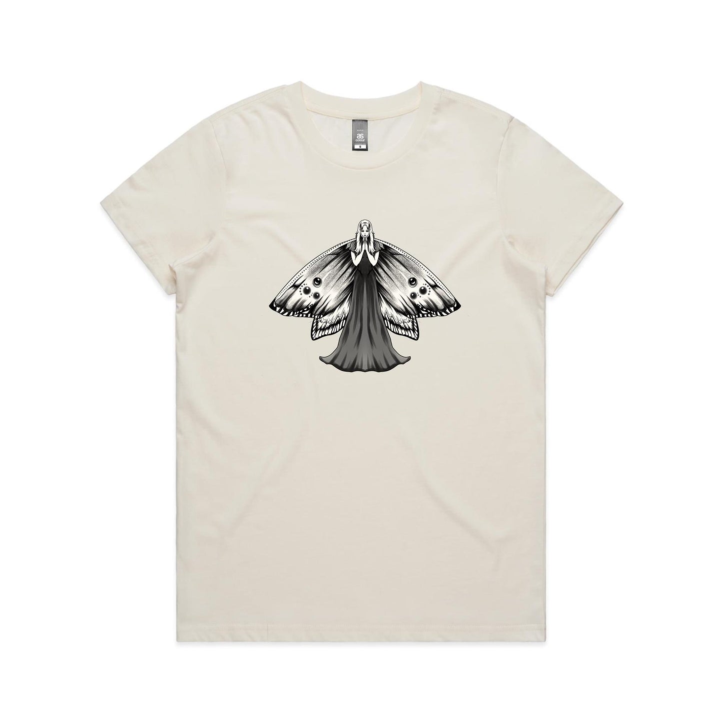 Women's Earthfolk T-Shirt - Moth Goddess