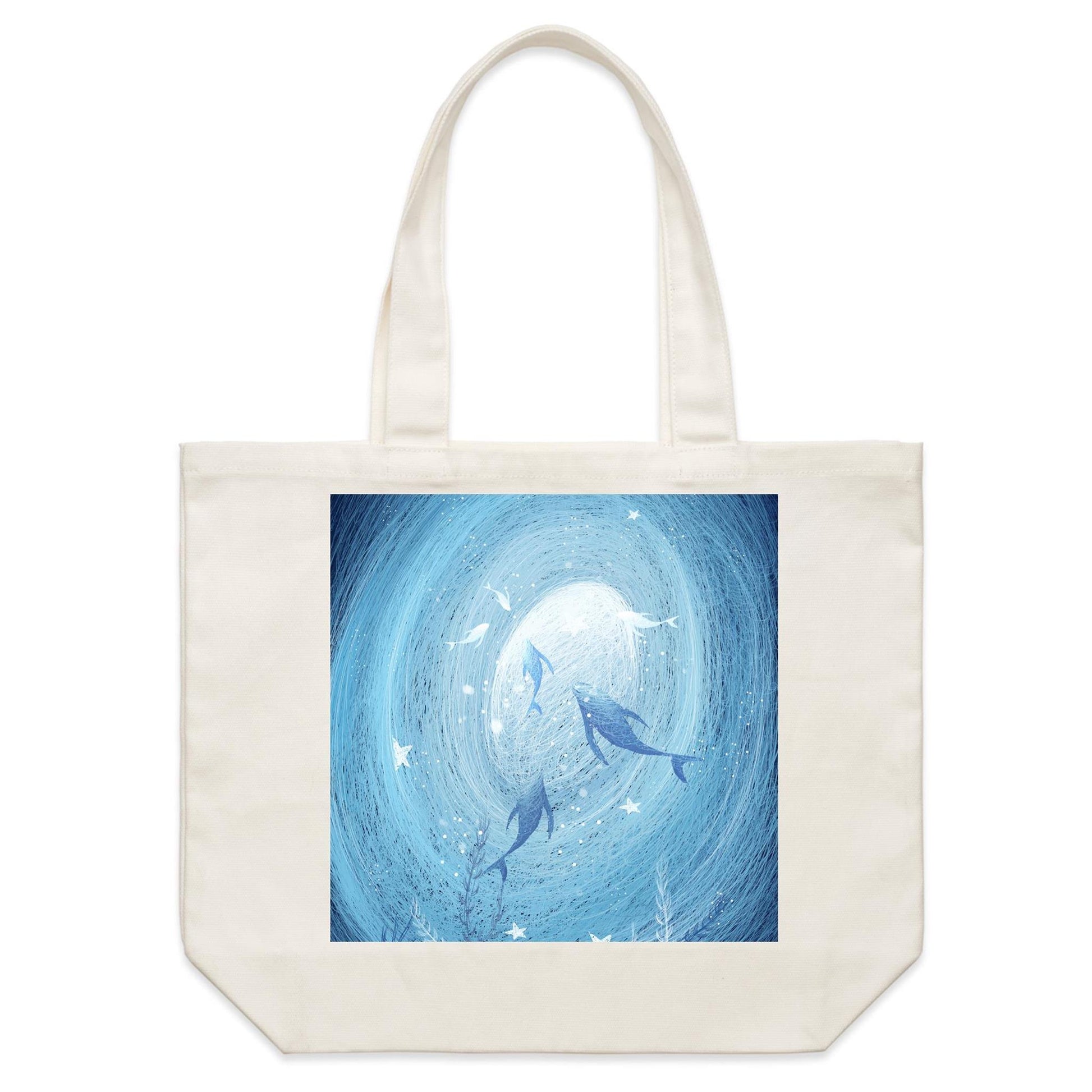 Earthfolk Canvas Tote Bag - Immersed - The Crescent Moon