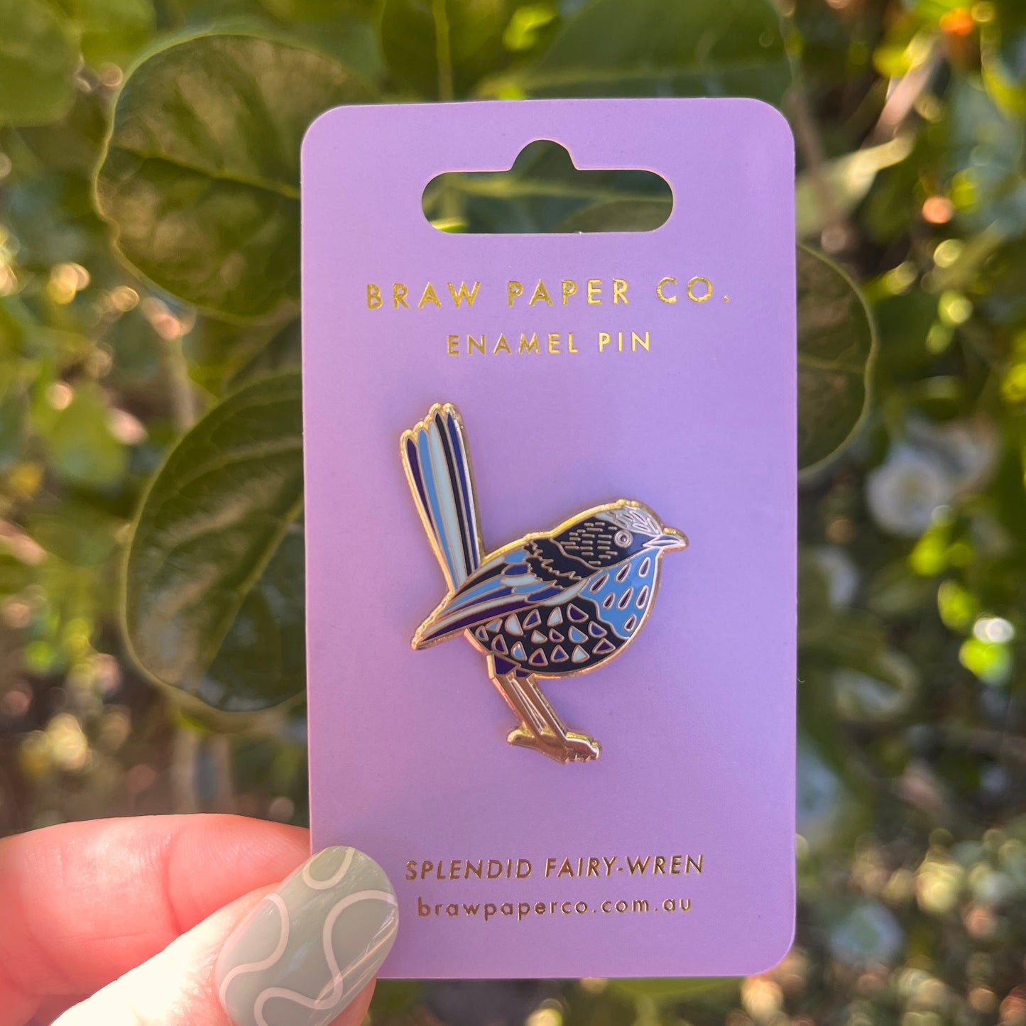 Splendid Fairy Wren Enamel Pin