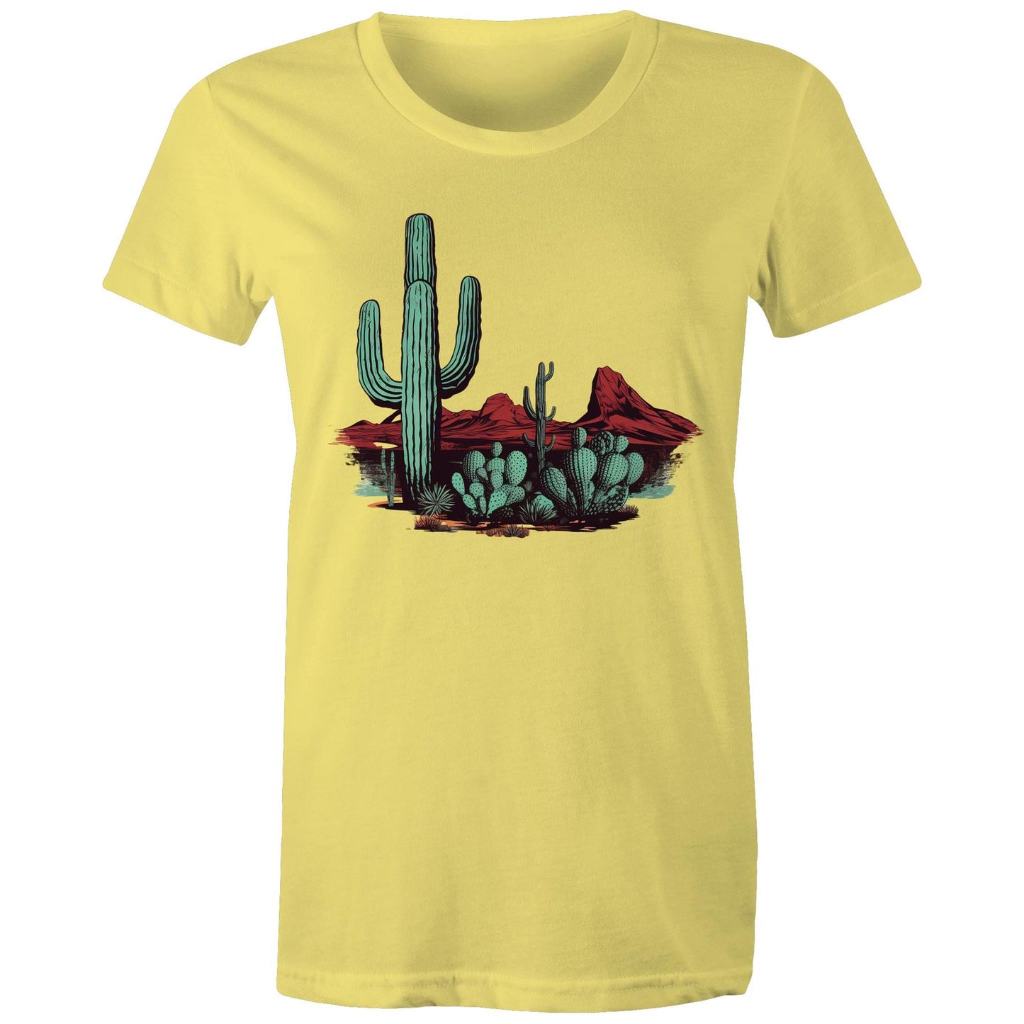 Women's Earthfolk T shirt - Cactus Desert