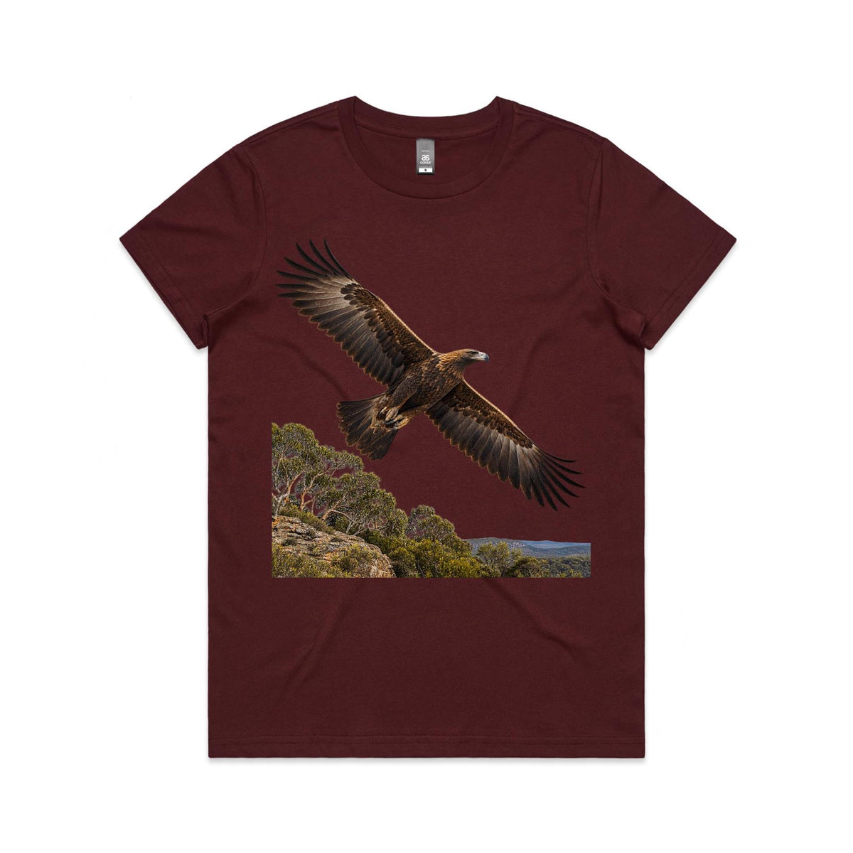 Women's Wedge Tail Eagle Graphic Printed T-shirt