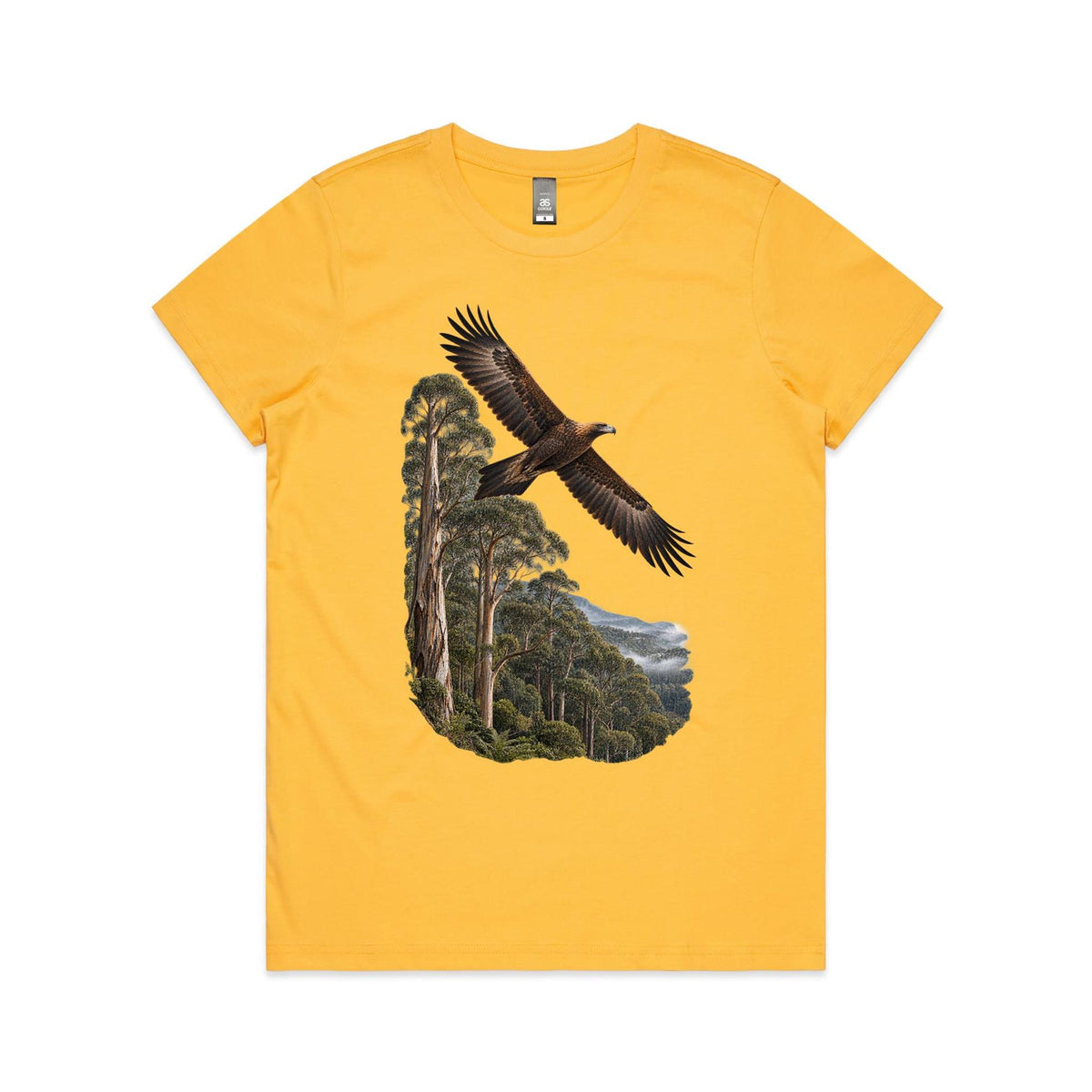 Women's Wedge Tail Eagle Graphic Printed T-shirt