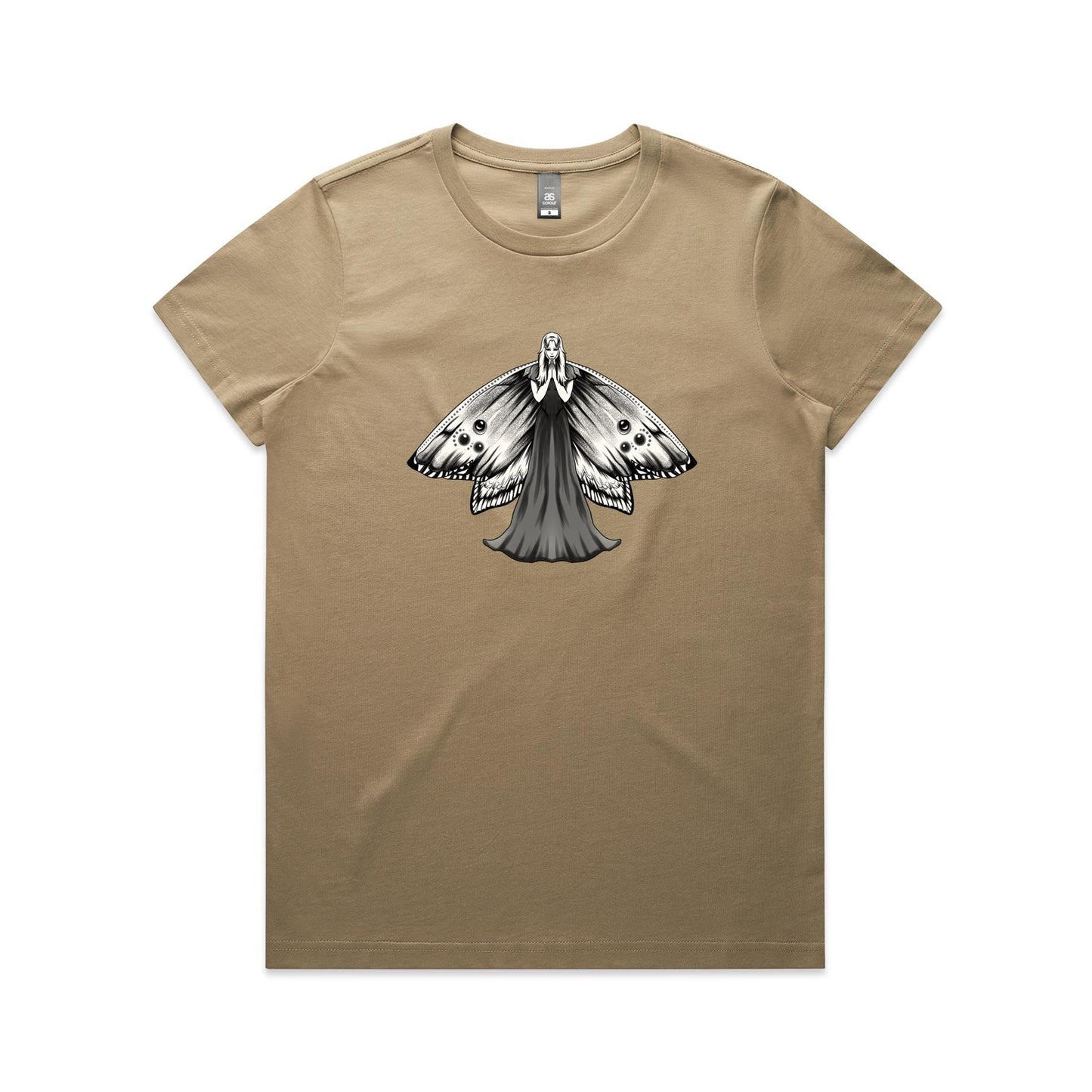 Women's Earthfolk T-Shirt - Moth Goddess