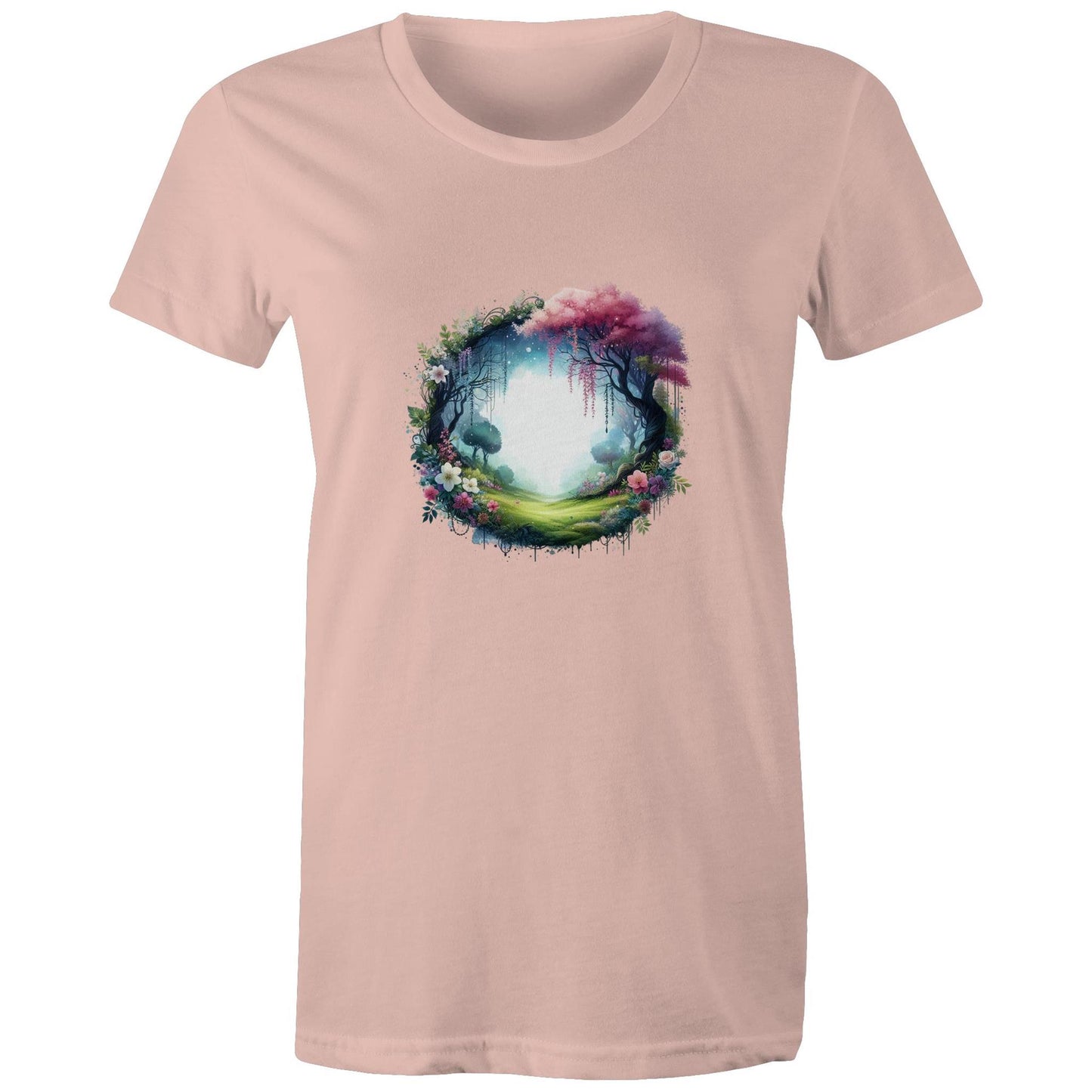 Women's Earthfolk Printed T shirt - Magickal Portal