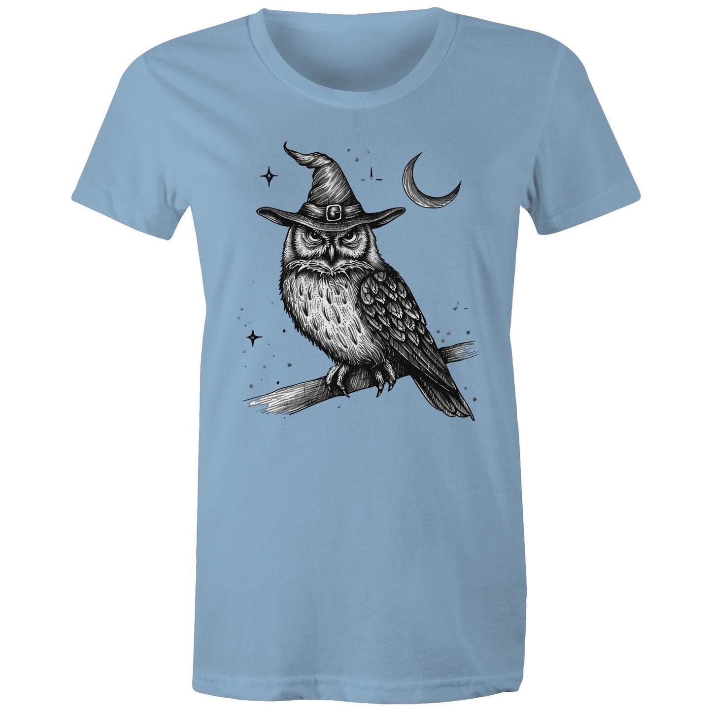 Women's Earthfolk T shirt - Owl magick