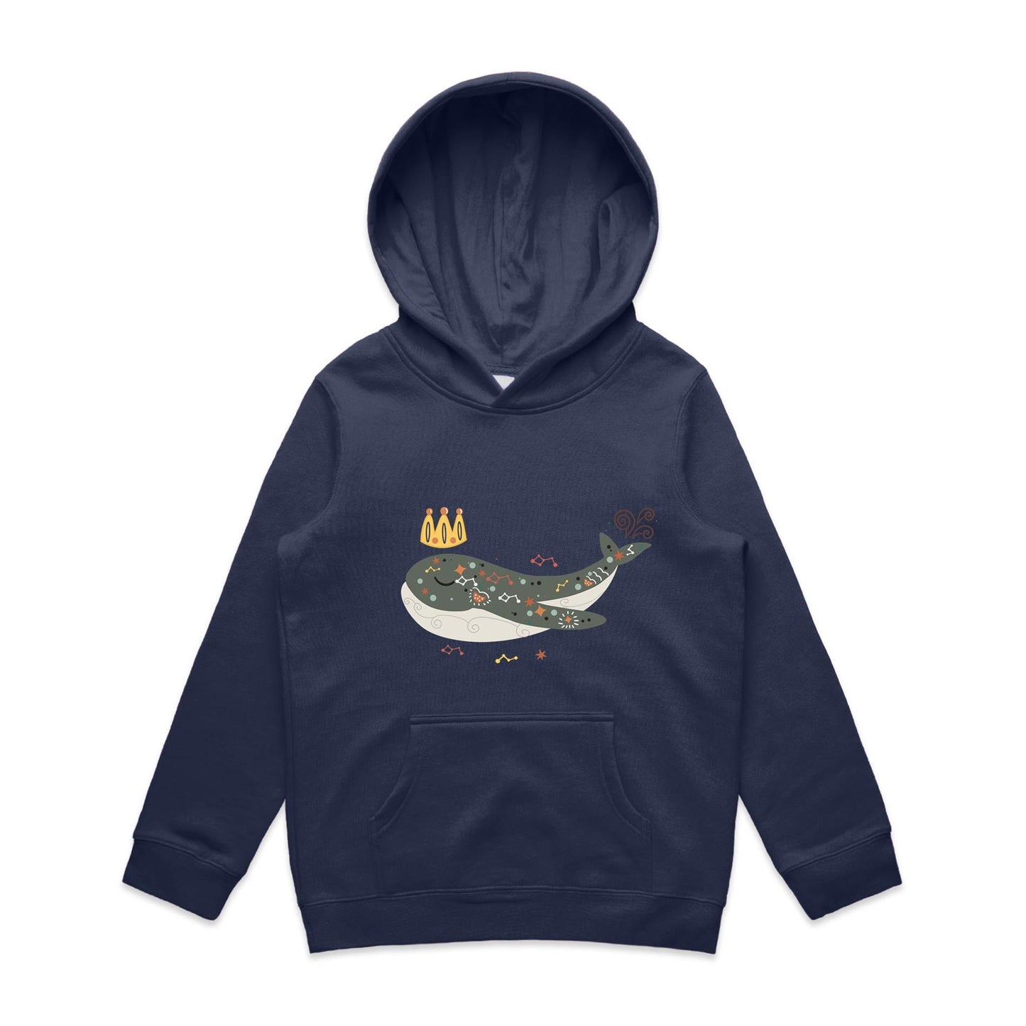 Kid's Earthfolk Hoodie - Cosmic Dream Whale