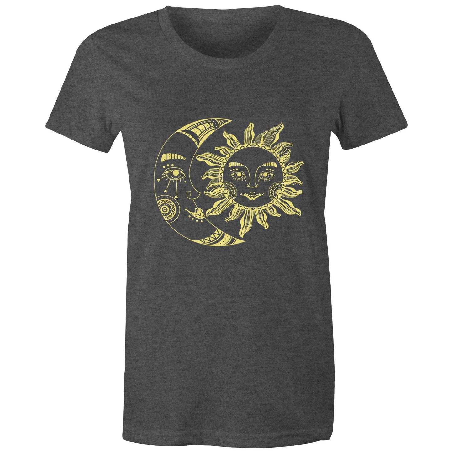 Women's Earthfolk T-shirt - Mellow yellow - The Crescent Moon