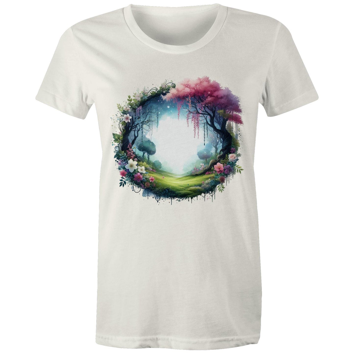 Women's Earthfolk Printed T shirt - Magickal Portal