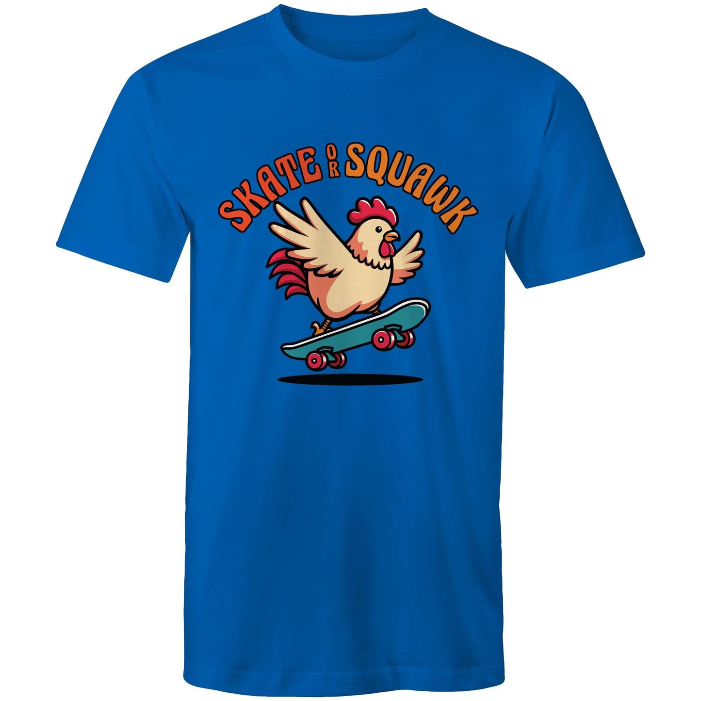 Men's Chicken T-Shirt | Funny Skateboard Graphic Tee