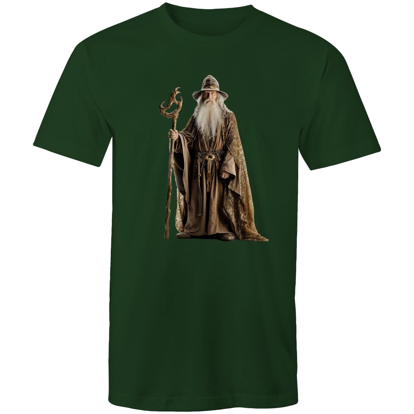 Men's Earthfolk Printed T shirt - Wise Wizard