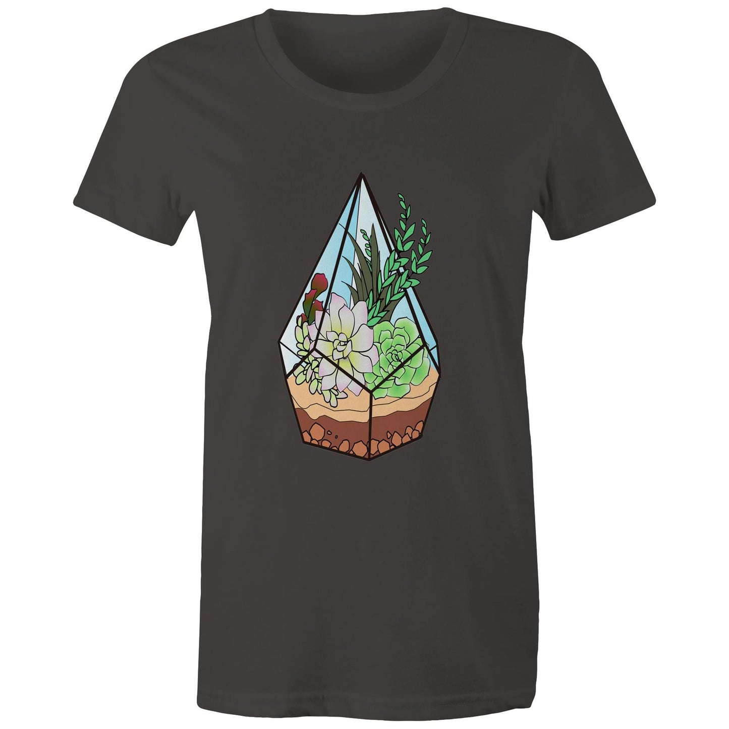 Women's Earthfolk Printed T shirt - Terrarium