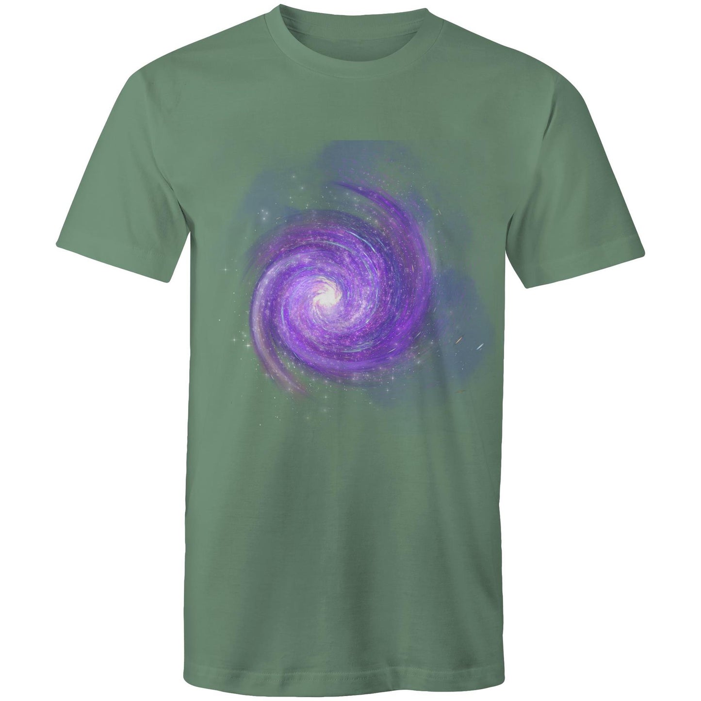 Men's Earthfolk Printed T shirt - Purple Galaxy