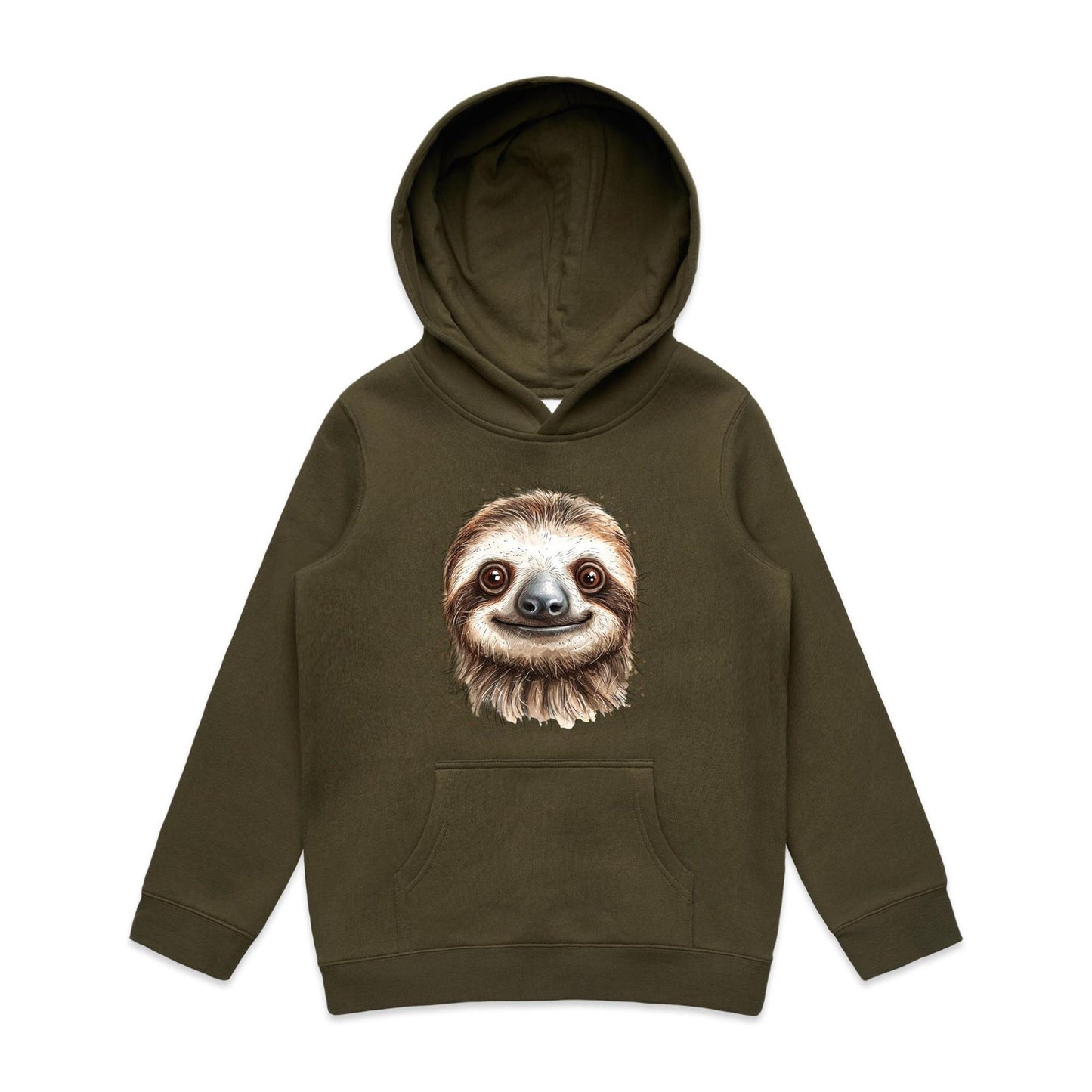 Kids Earthfolk Hoodie - Sloth - The Crescent Moon