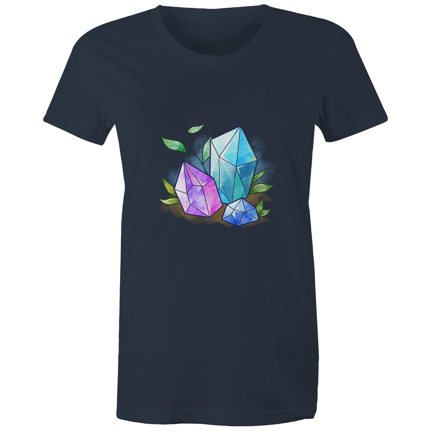 Women's Earthfolk T shirt - Water Crystals