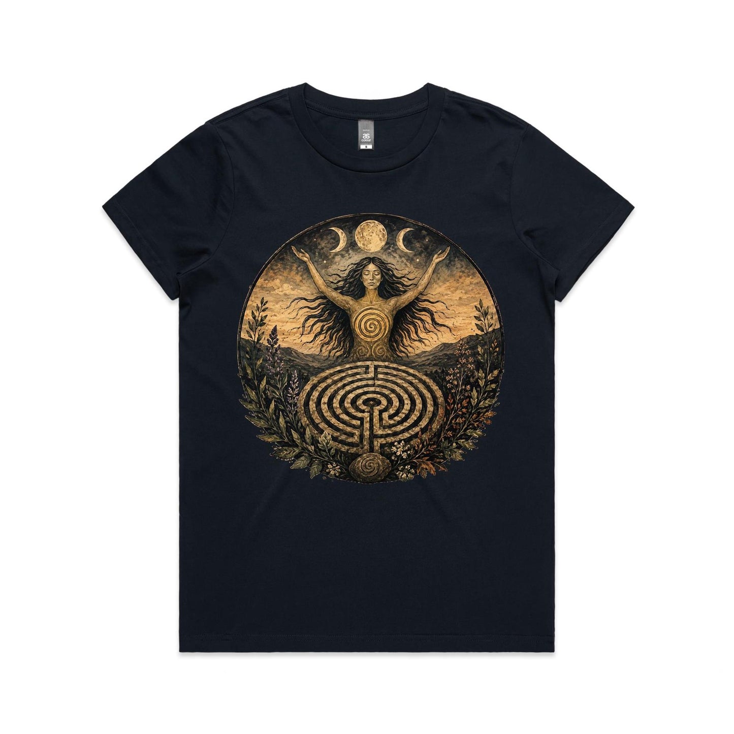 Goddess of the Labyrinth T-Shirt | Goddess Graphic Tee