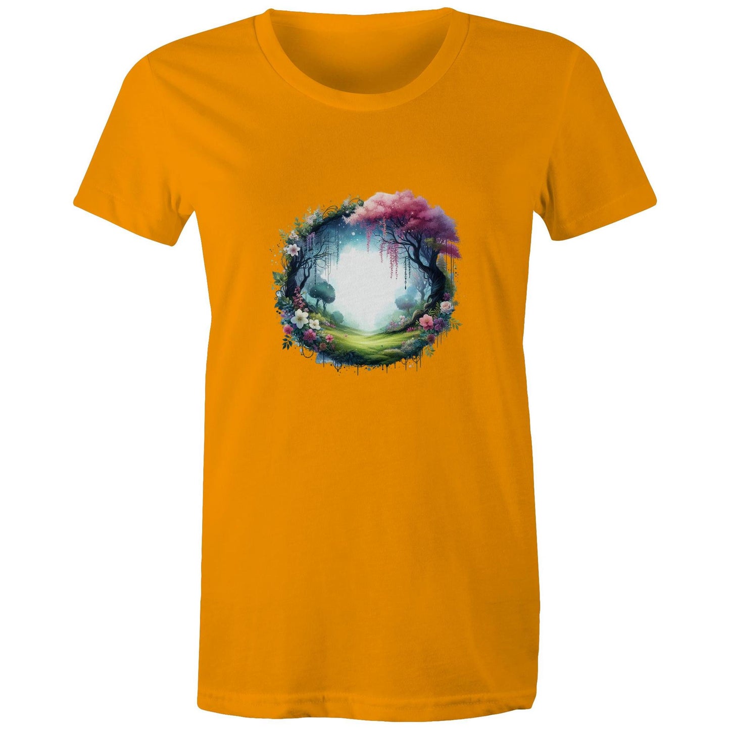 Women's Earthfolk Printed T shirt - Magickal Portal
