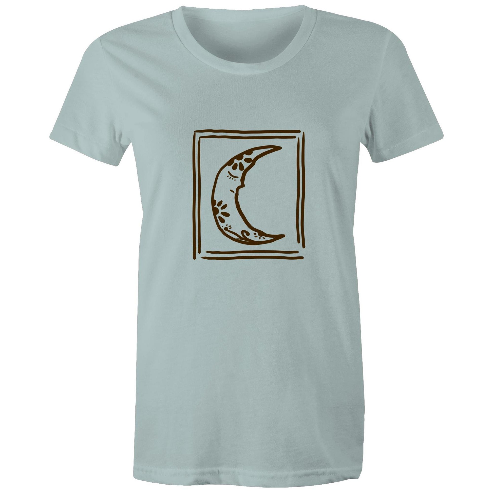 Women's Earthfolk T shirt - Sleepy Moon