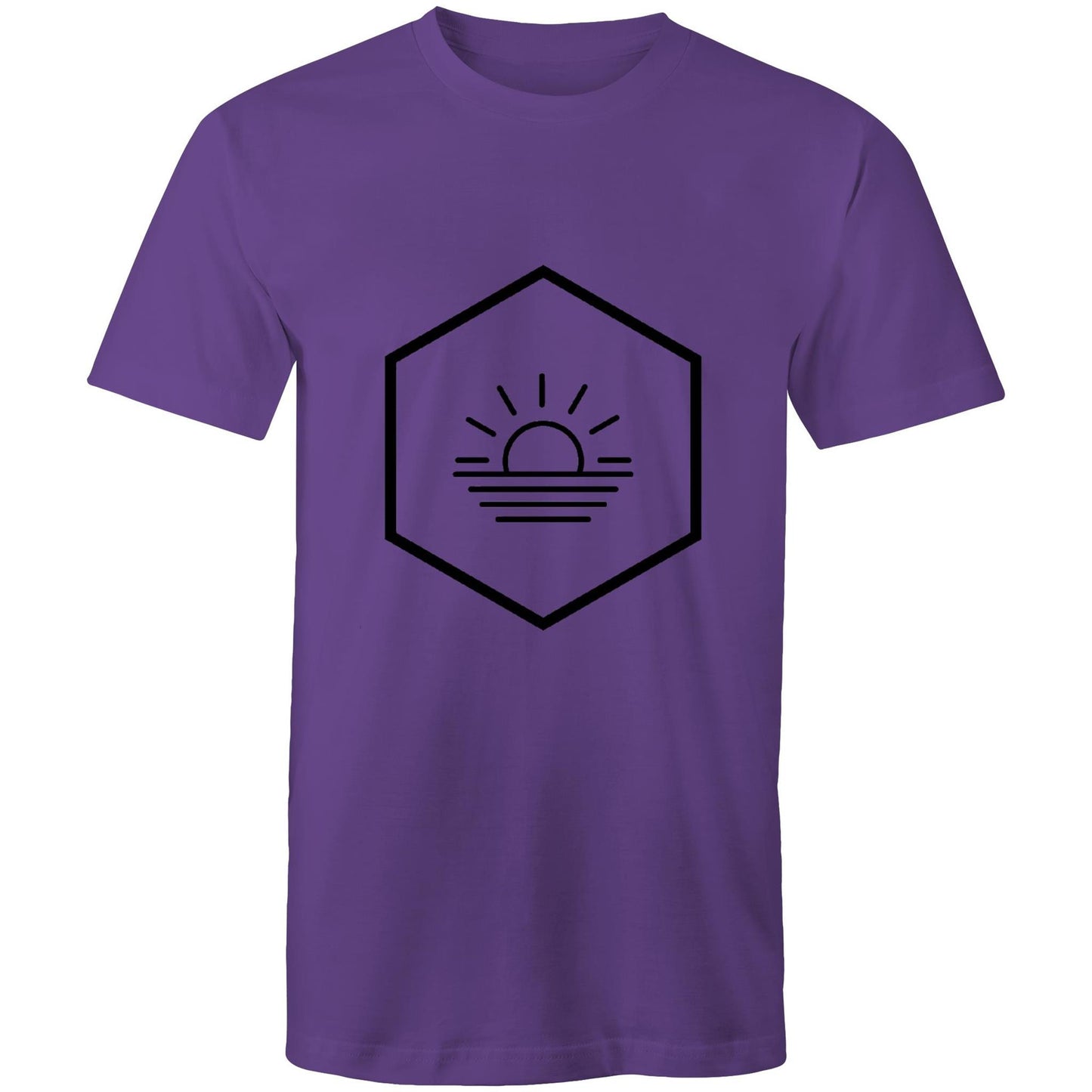 Men's Sunset T-Shirt | Minimalist Nature Graphic Tee