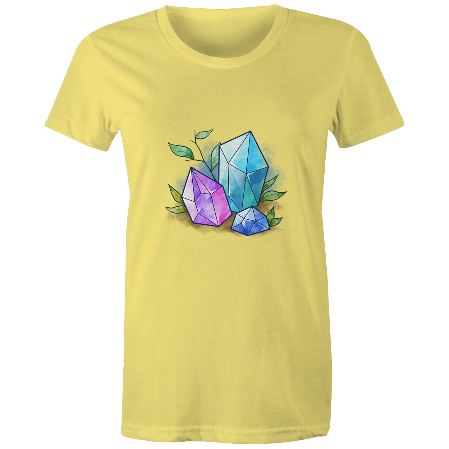 Women's Earthfolk T shirt - Water Crystals