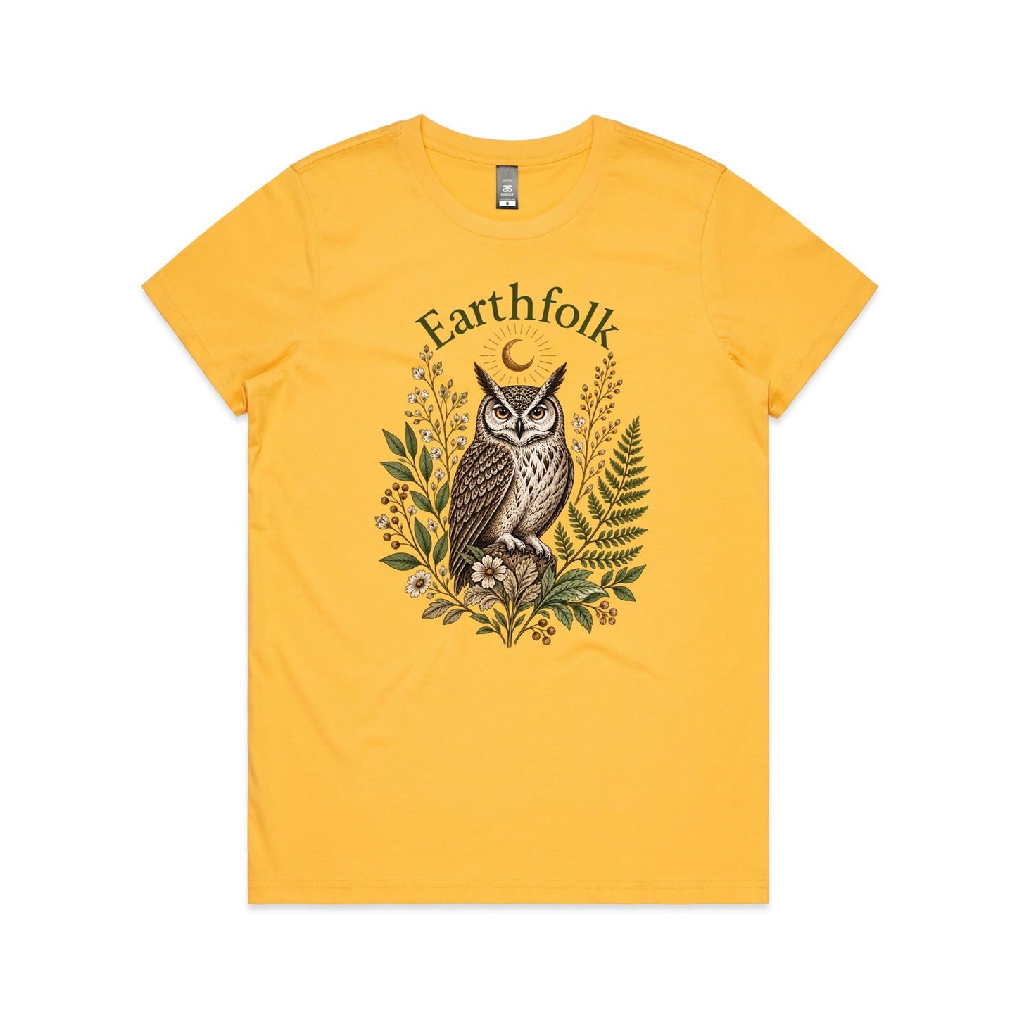 Womens Owl Graphic T-Shirt - Earthfolk t-shirts