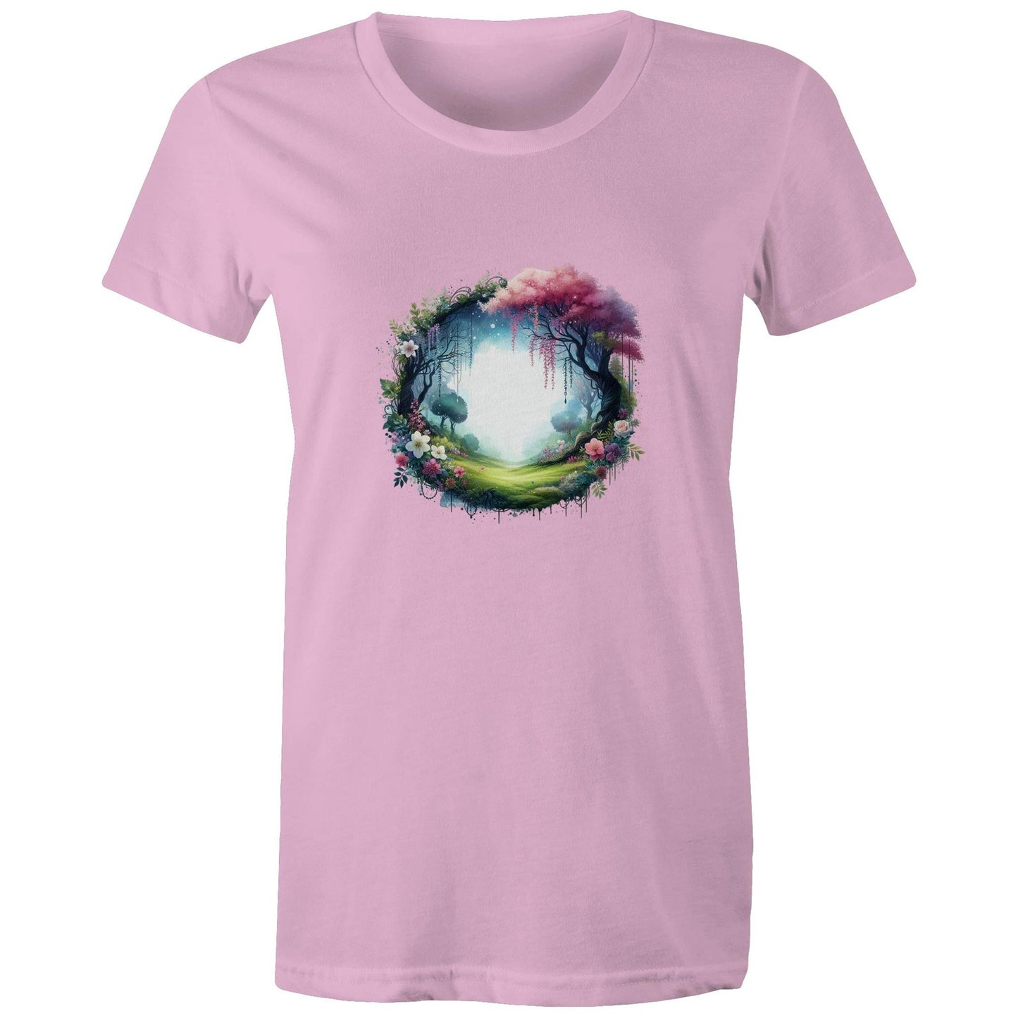 Women's Earthfolk Printed T shirt - Magickal Portal