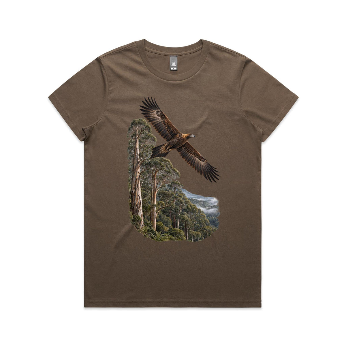 Women's Wedge Tail Eagle Graphic Printed T-shirt